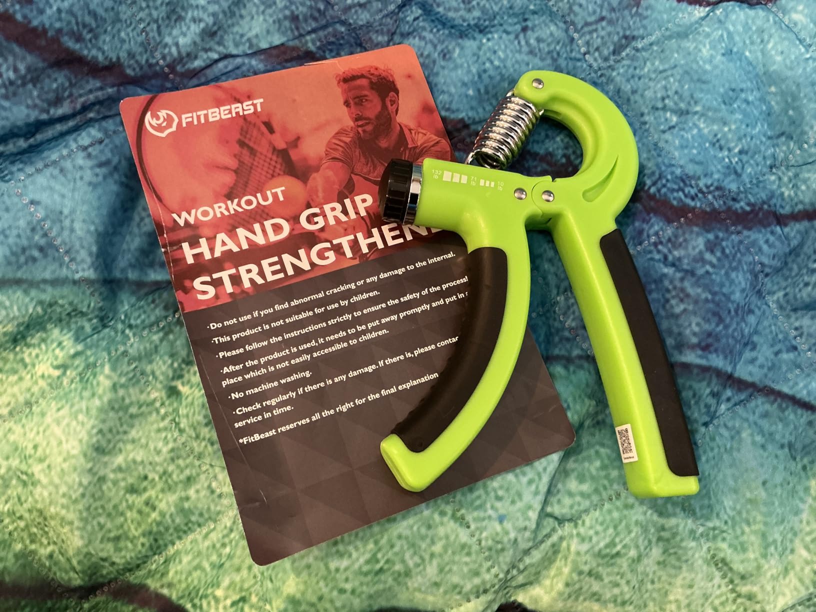 FitBeast Grip Strengthener Forearm Strengthener, Adjustable Hand Grip Strengthener for Strength Training & Rehabilitation, 10-132 lbs Resistance, Ideal for Athletes and Physical Therapy (1 Piece) customer photo 2