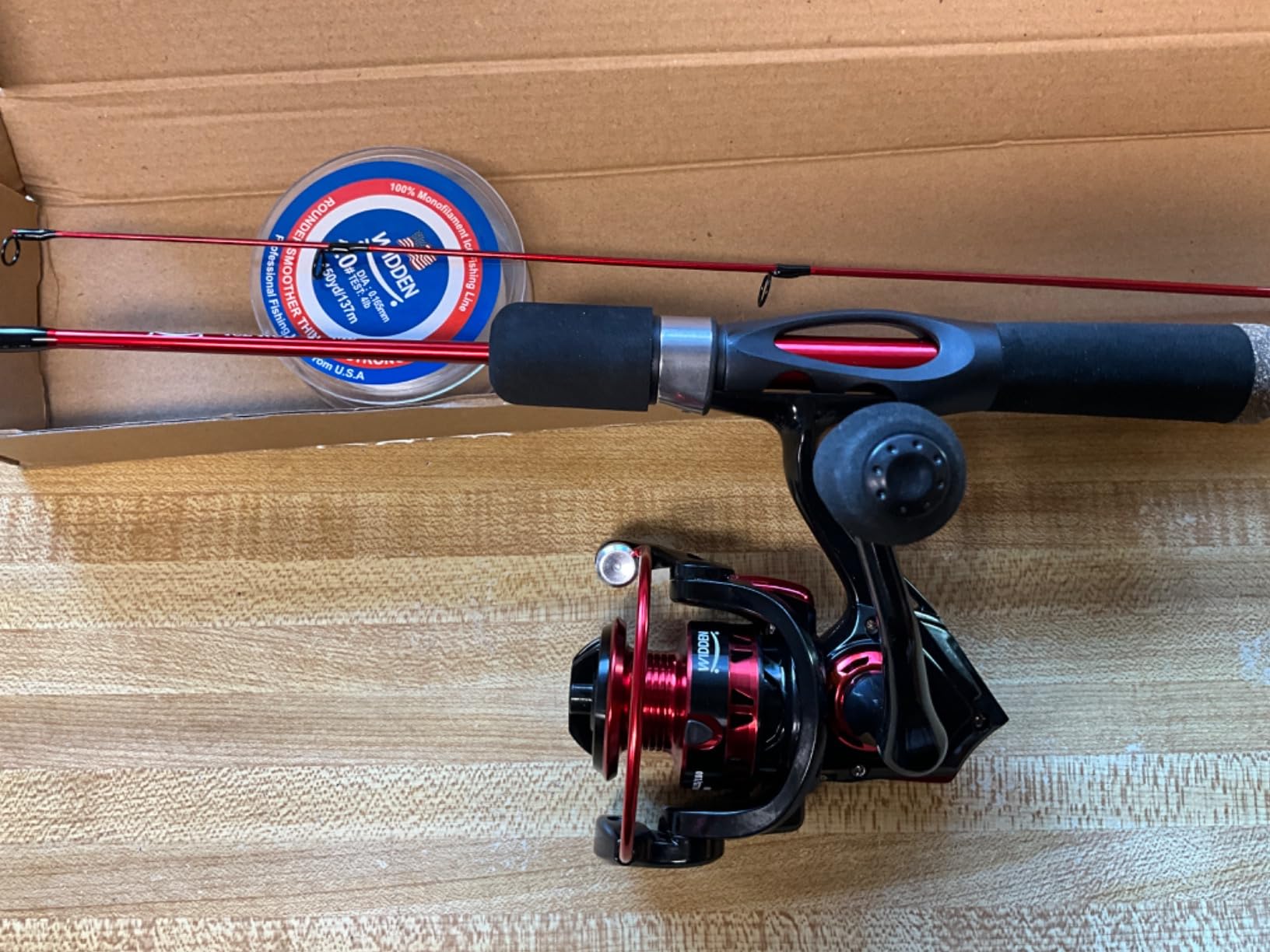WIDDEN Ice Fishing Rod and Reel Combo, 27