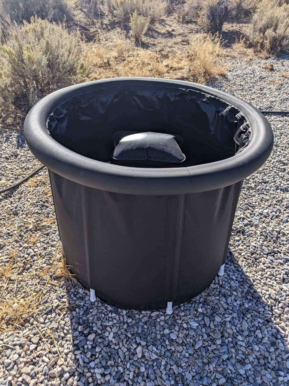 VEVOR Ice Bath Tub, Cold Water Therapy Plunge Tub for Athlete, Portable Outdoor Ice Barrel Plunge Pool for Recovery, 98 Gal Inflatable Folding Bathtub with Cover, Home Ice Pod for Adult customer photo 1