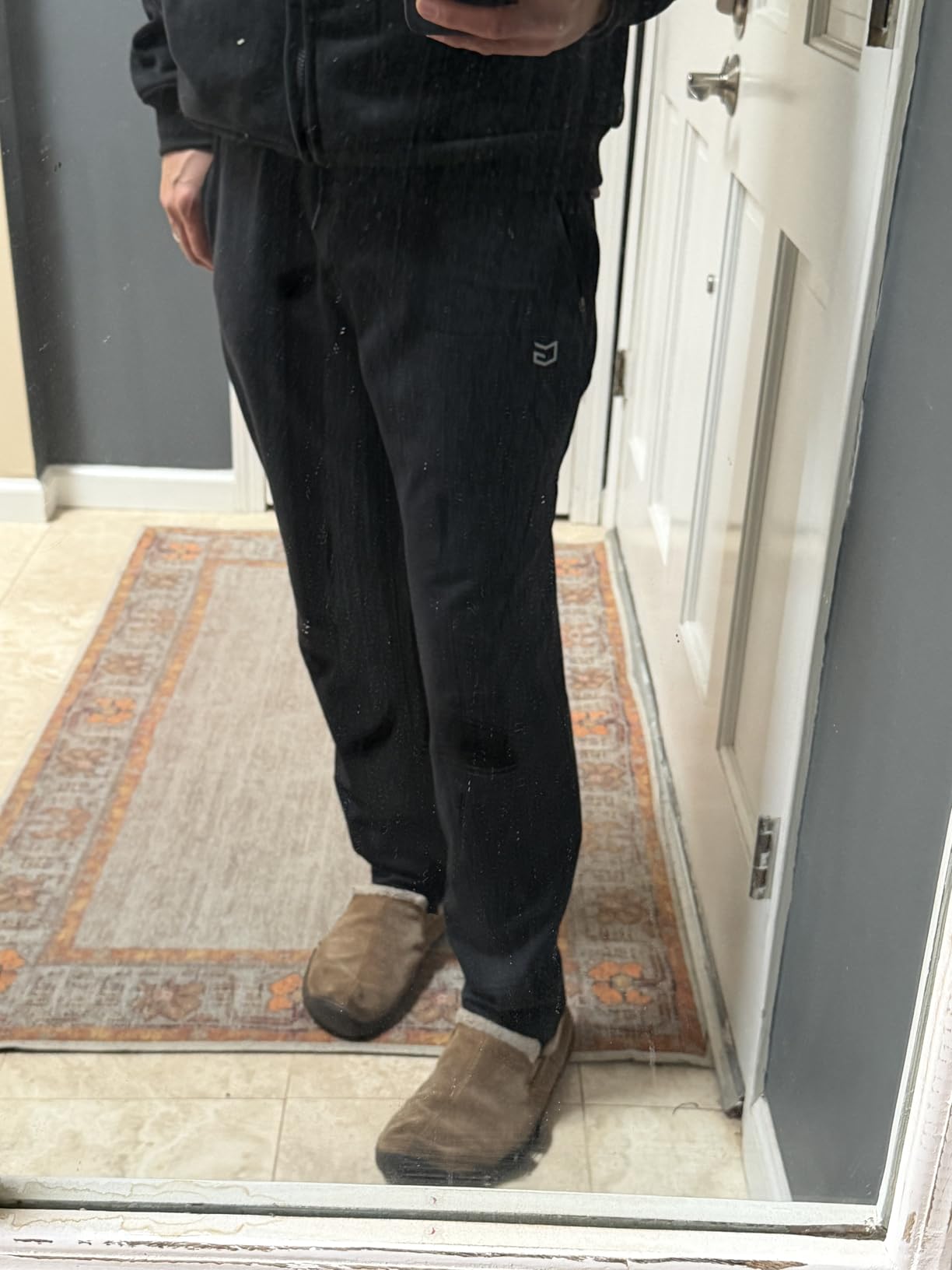 G Gradual Men's Fleece Lined Winter Pants with 3 Zipper Pockets Warm Athletic Joggers Workout Running Sweatpants for Men customer photo 2