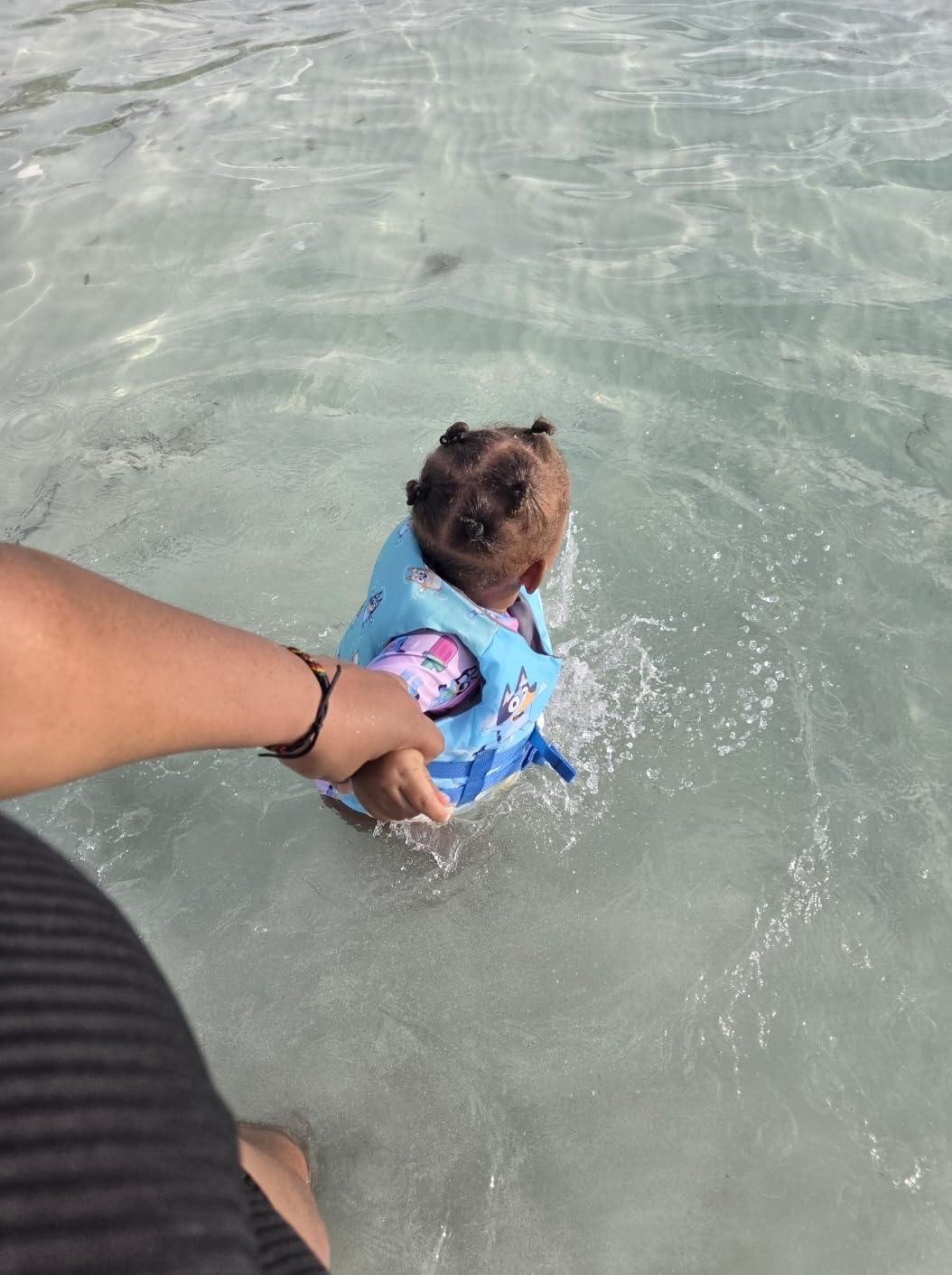 SwimWays Bluey Life Jacket, US Coast Guard Approved Life Vest, Kids Swim Vest for Kids 33-55 lbs, Bluey customer photo 2