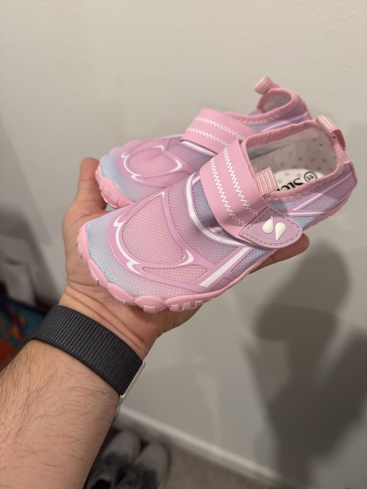 Stelle Kids Water Shoes Wide Toe Box Barefoot Quick Dry Non-Slip Aqua Shoes for Boys Girls Toddler Beach Swim Pool customer photo 2