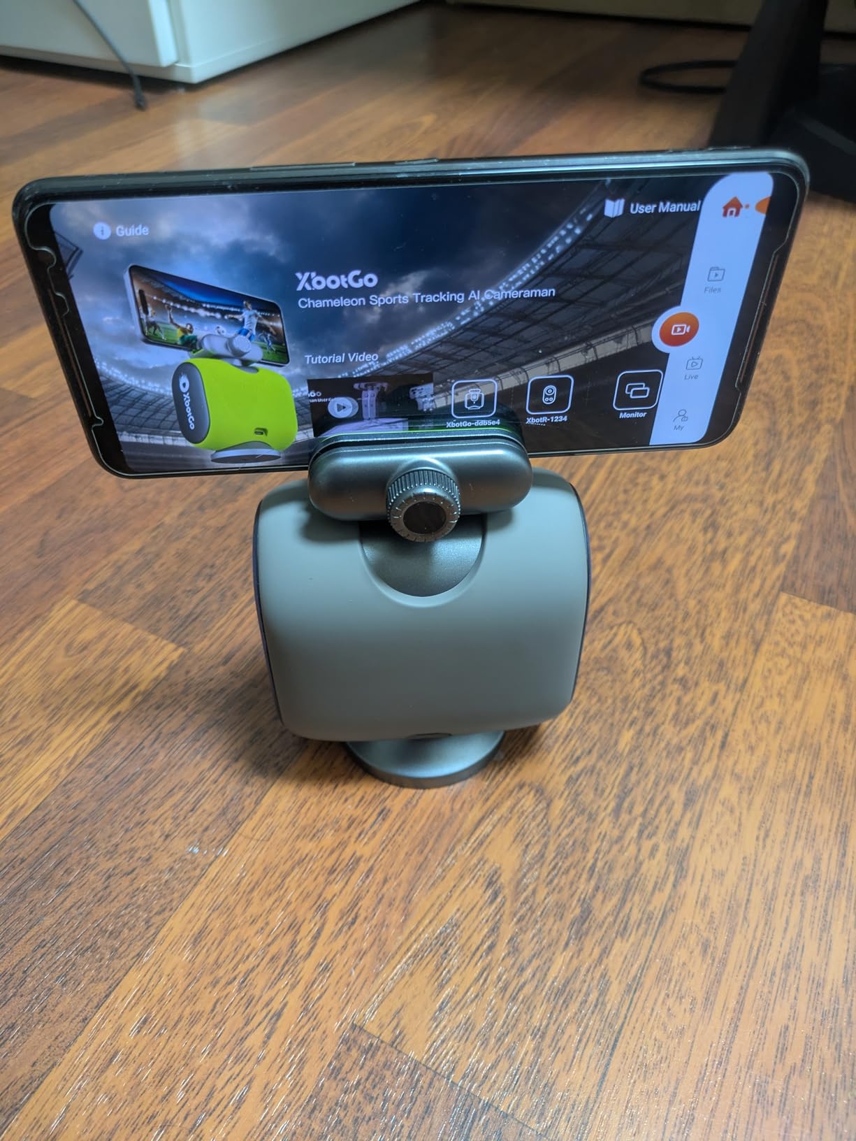 XbotGo Chameleon AI Auto Sports Action Camera - 4K 60FPS Soccer Camera and Basketball Tracking Camera for Team Sports, Live Streaming, No Subscription, Works with iOS & Android (Lemon Green) customer photo 2