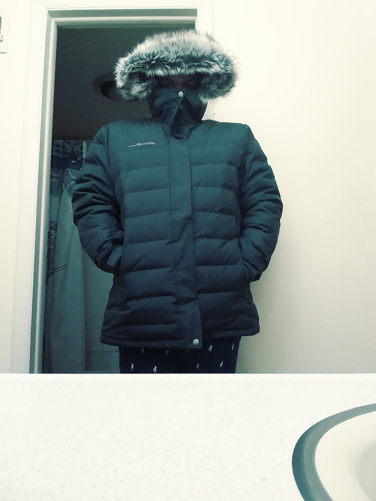 Columbia Men's Boundary Pass Down Hooded Parka customer photo 2