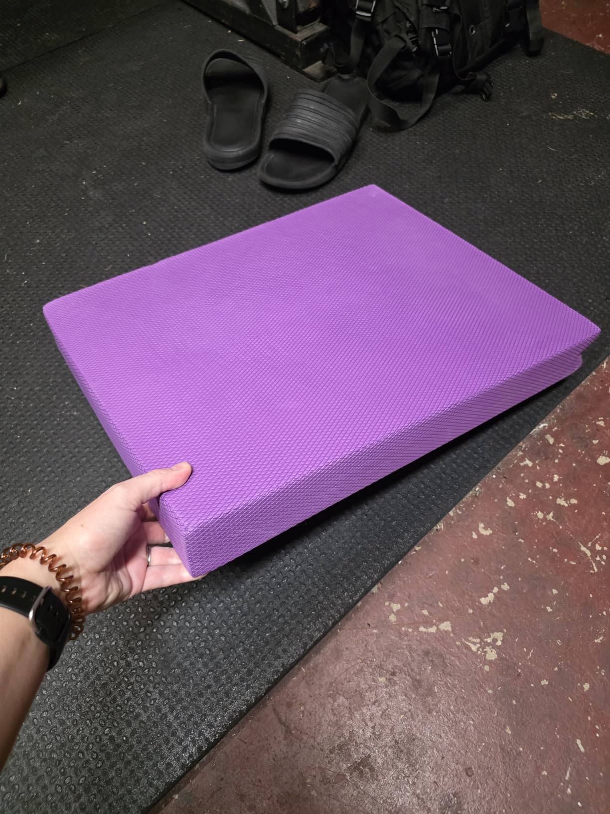 High-Density Balance Pad - Durable TPE Foam Balance Pad Physical Therapy, Foam Exercise Pad with Non-Slip Surface, Lightweight for Home & Gym Workouts, Core Strength & Balance Enhancement customer photo 1