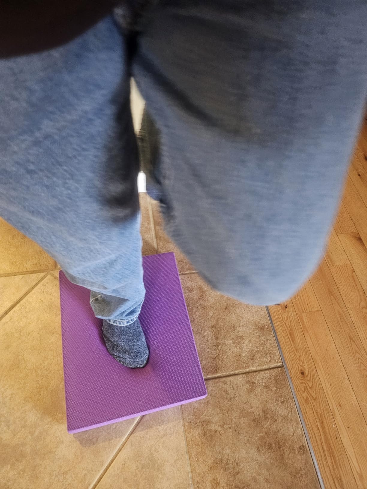 High-Density Balance Pad - Durable TPE Foam Balance Pad Physical Therapy, Foam Exercise Pad with Non-Slip Surface, Lightweight for Home & Gym Workouts, Core Strength & Balance Enhancement customer photo 2