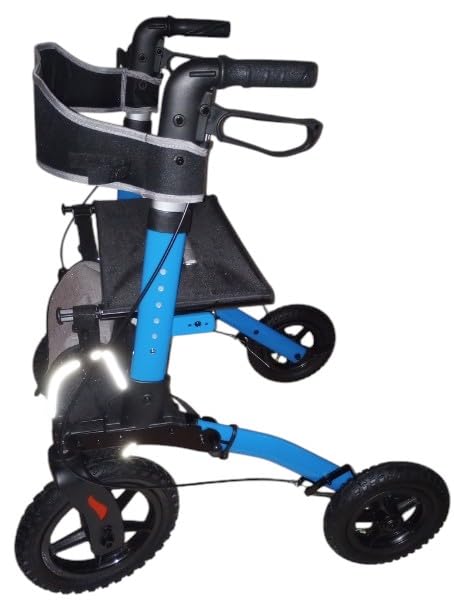 Vive All-Terrain Rollator Walker with 12