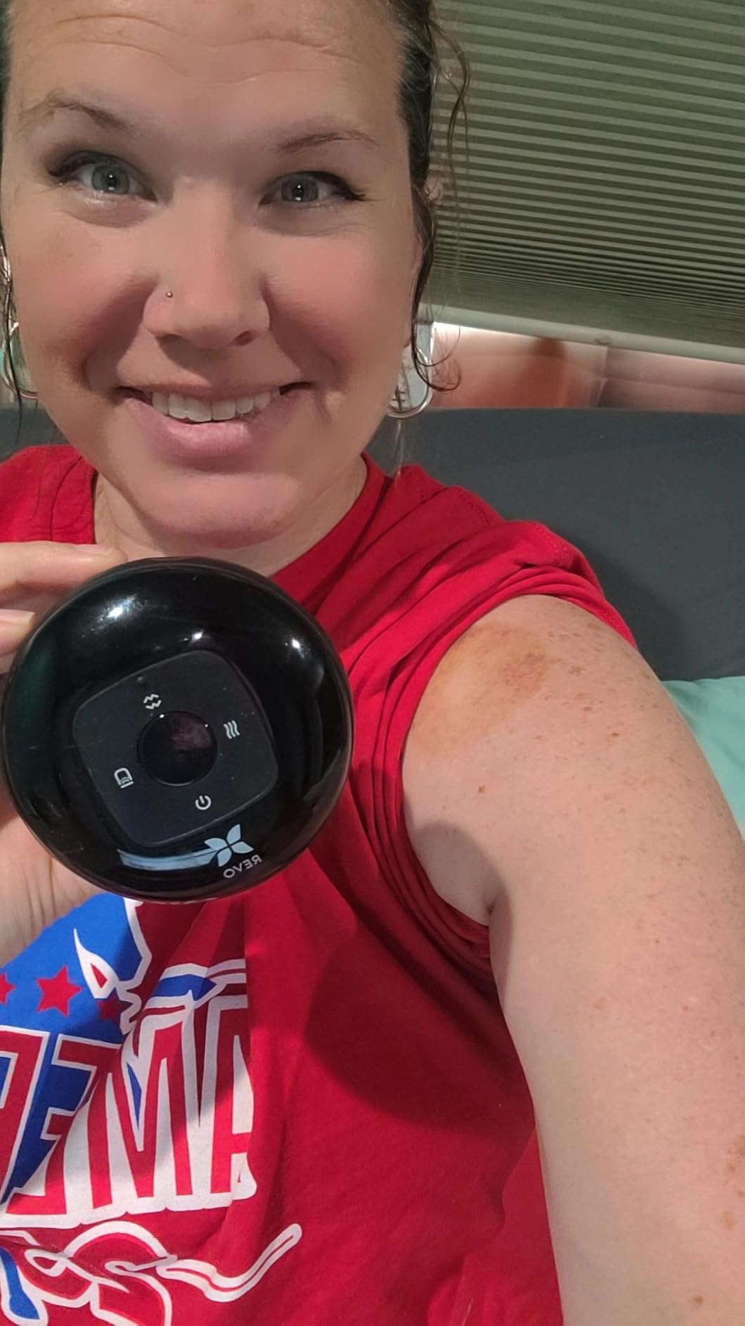 REVO The Original 4-in-1 Smart Cupping Therapy Massager, Red Light Therapy for Targeted Pain Relief, Knots, Aches, Muscle Soreness, Circulation & Tighter Skin, Portable Cupping Kit (Four Pack) customer photo 2