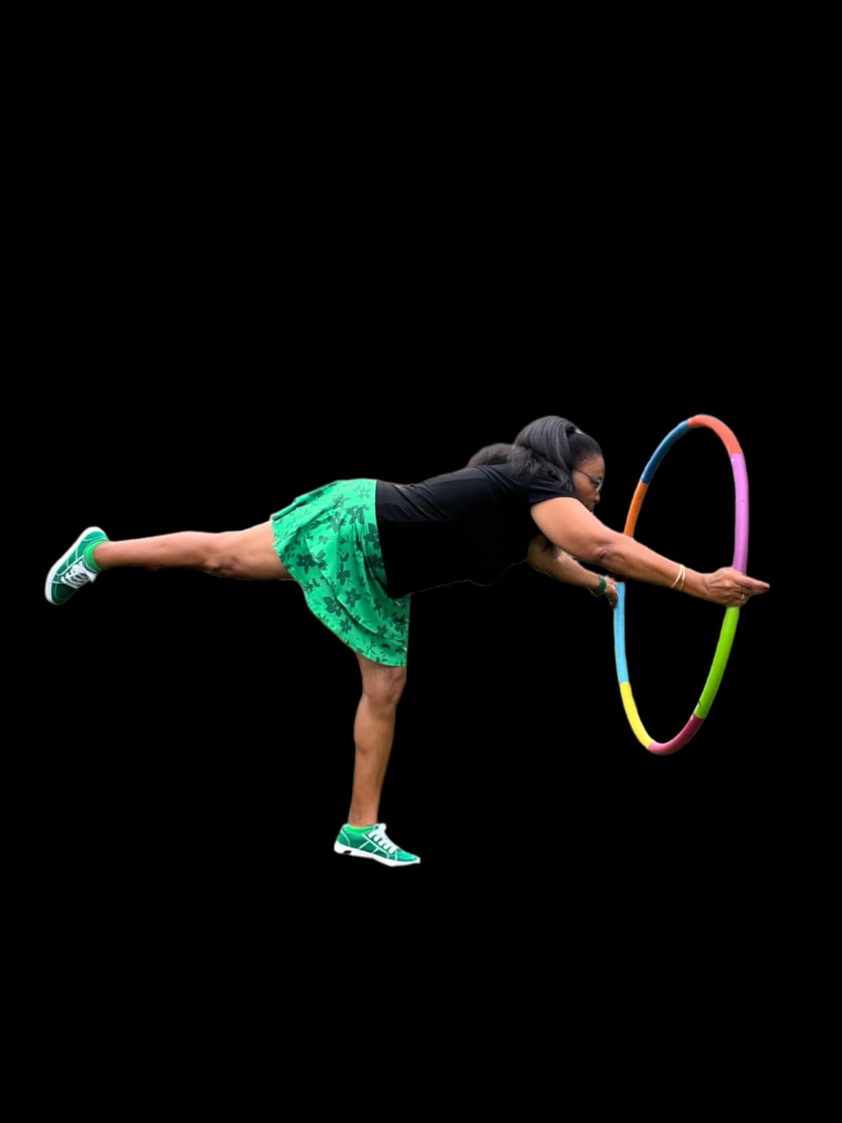 Phobby Weighted Exercise Hoop for Adults, 2.2lb&2.8lb Adjustable Fitness Hoop, 8 Detachable Hoop Sections with Jump Rope & Storage Bag, Home Gym Workout customer photo 2