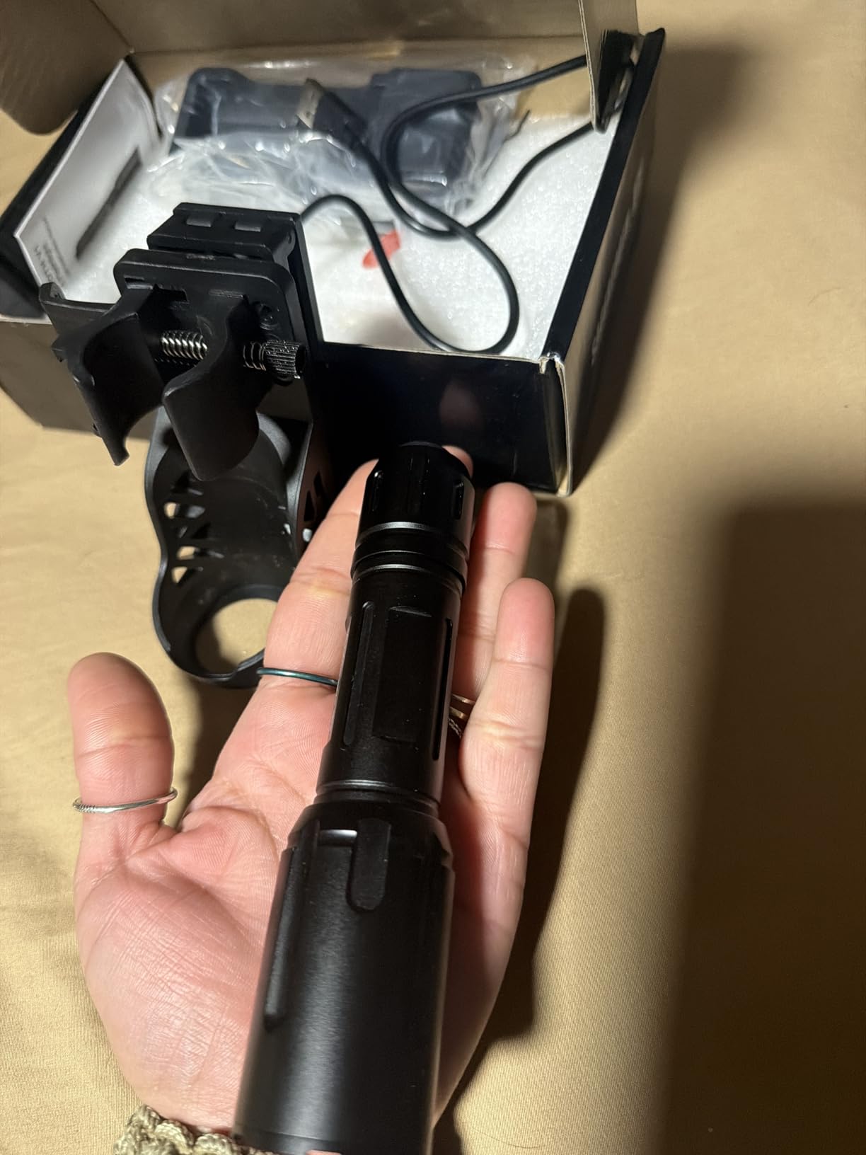 SABERTOOTH 2200 High Lumens Tactical Police Flashlight with Duty Belt Holster, Professional Law Enforcement Flashlight for Work, Camping, Outdoor & Self Defense customer photo 2