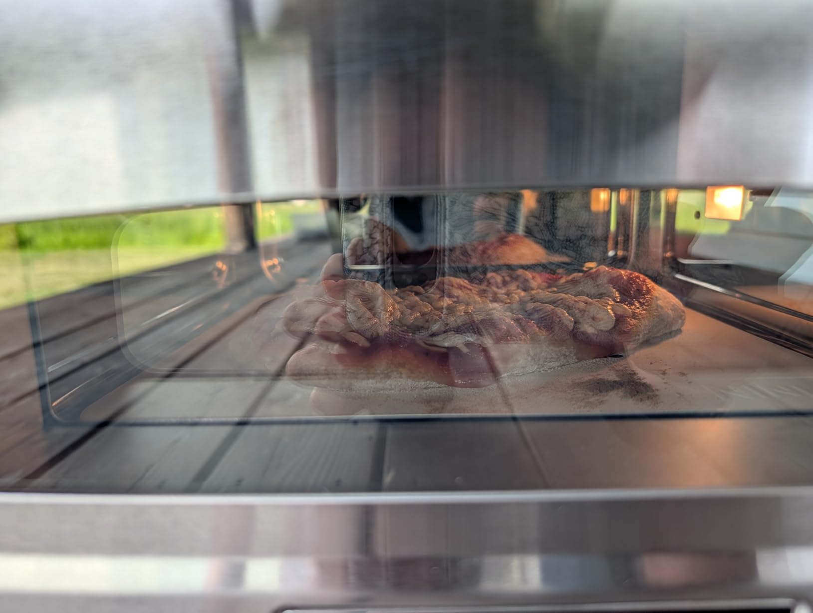 Ninja Artisan Electric Outdoor Pizza Oven with Stone | 12-inch Pizza in 3-minutes | 700F Max Temp | 5-in-1 Functionality customer photo 1