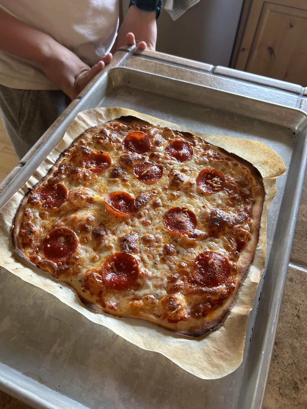 Ninja Artisan Electric Outdoor Pizza Oven with Stone | 12-inch Pizza in 3-minutes | 700F Max Temp | 5-in-1 Functionality customer photo 2