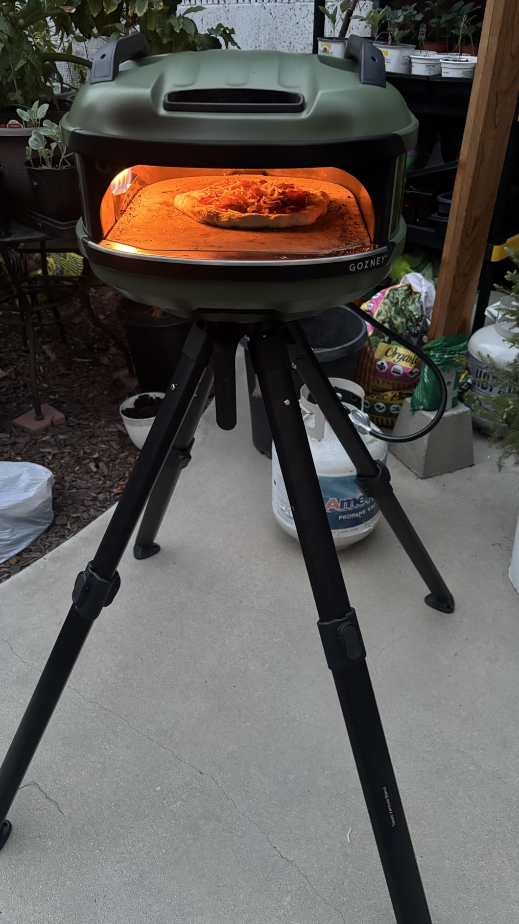 Gozney Tread Portable Pizza Oven, Olive, Makes 12 Inch Pizzas - Revolutionary Lateral Gas Burner, Quick Heat Up, Lightweight & Rugged Design customer photo 1