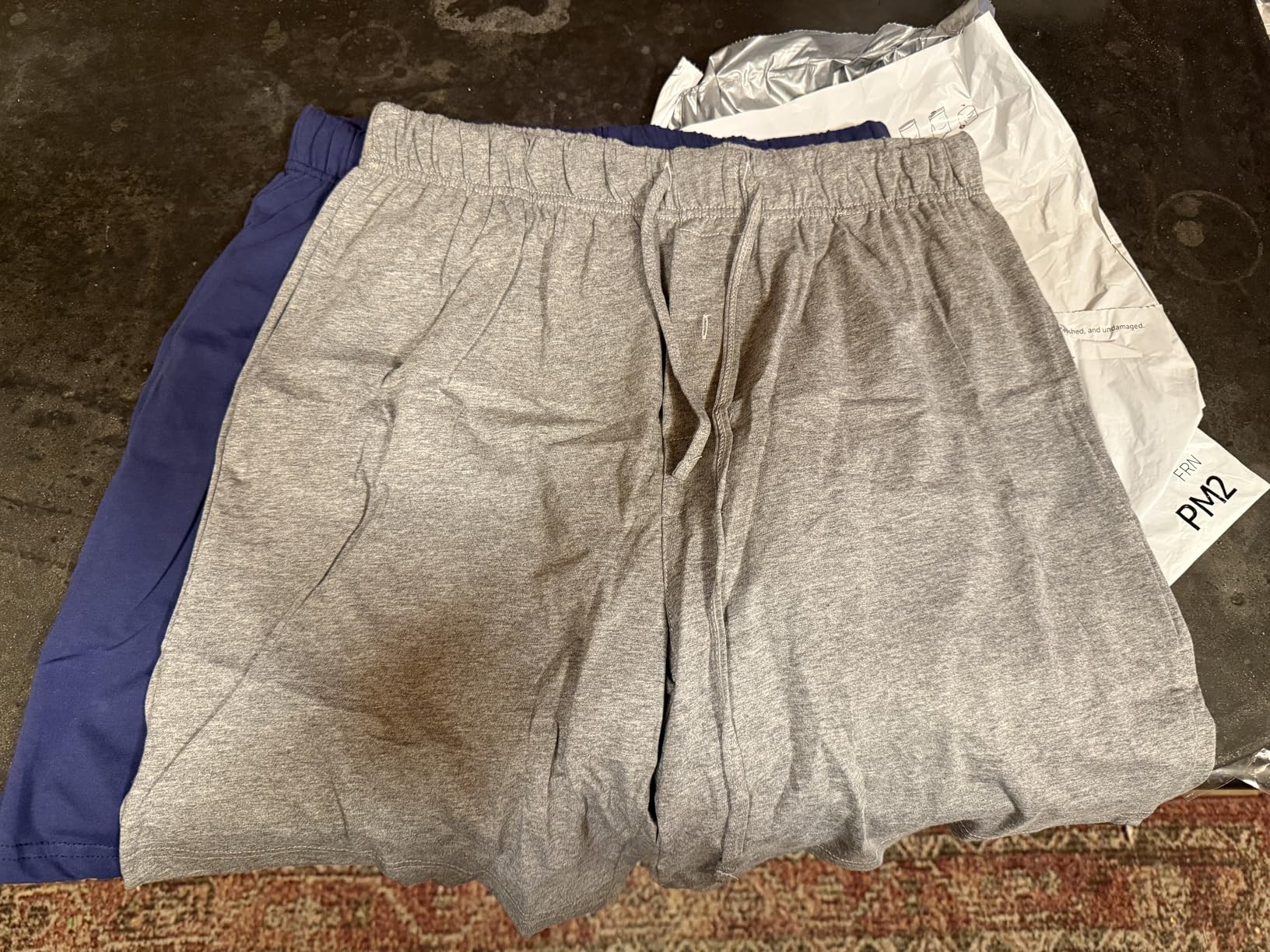 IHU 3 Pack Men's Cotton Pajama Shorts, Soft Sleepwear & Lounge Bottoms with Drawstring & Pockets Sleep Shorts for Men customer photo 2