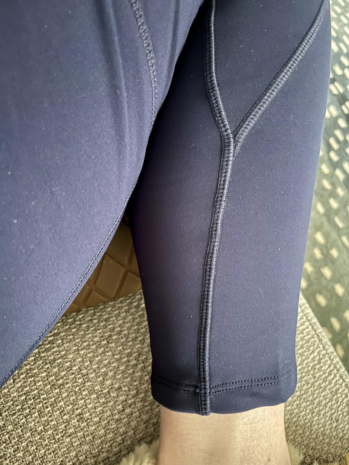 FitsT4 Sports Women's Winter Horse Riding Pants with Zipper Pockets Full Seat Riding Tights Fleece Lined Equestrian Breeches customer photo 2