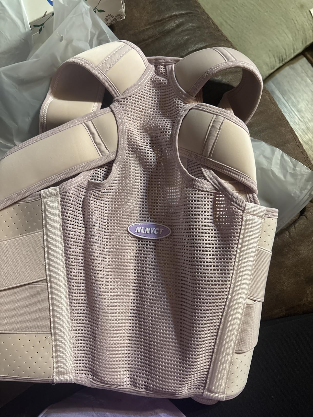 NLNYCT Posture Corrector for Women - 2-in-1 Back Brace with Shoulder Support, Adjustable Full Back Straightener for Upper & Lower Back Pain Relief, Hunchback, Scoliosis & Spine Alignment customer photo 1