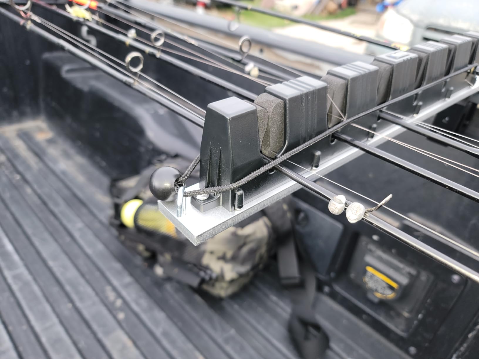 GADFISH Fishing Rod Holder for Truck Bed, Hold 6 Fishing Rods At Once, Adjustable Fishing Rod Holder Fits Most Fishing Rods, 2 Mounting Options customer photo 1
