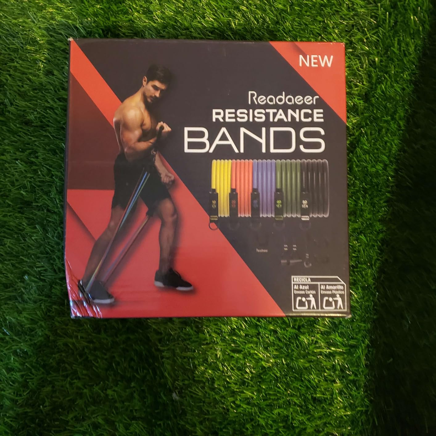 Readaeer Resistance Bands, Exercise Bands for Working Out, Work Out Bands with Handles for Men and Women for Indoor and Outdoor Sports customer photo 1