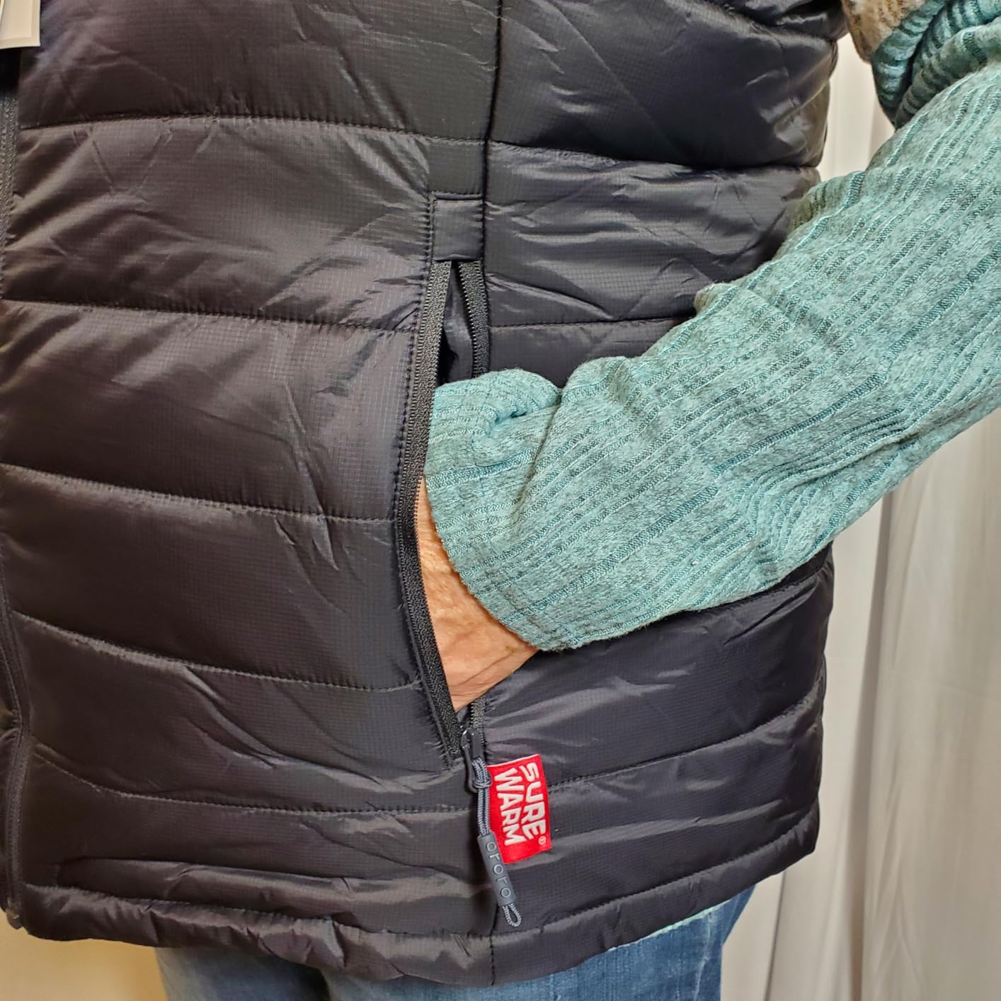 Women's Heated Vest with 7 Heat Zones, Dual-Control Heating Vest with USB-C Rechargeable Battery customer photo 2