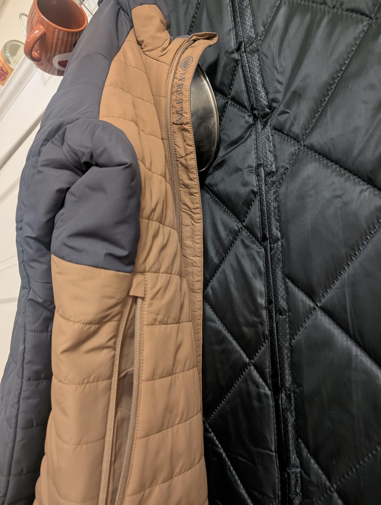 Men's Dive Insulator Water-Repellent Windproof Warm Insulated Lightweight Jacket for Cold Weather Waterfowl Hunting customer photo 1