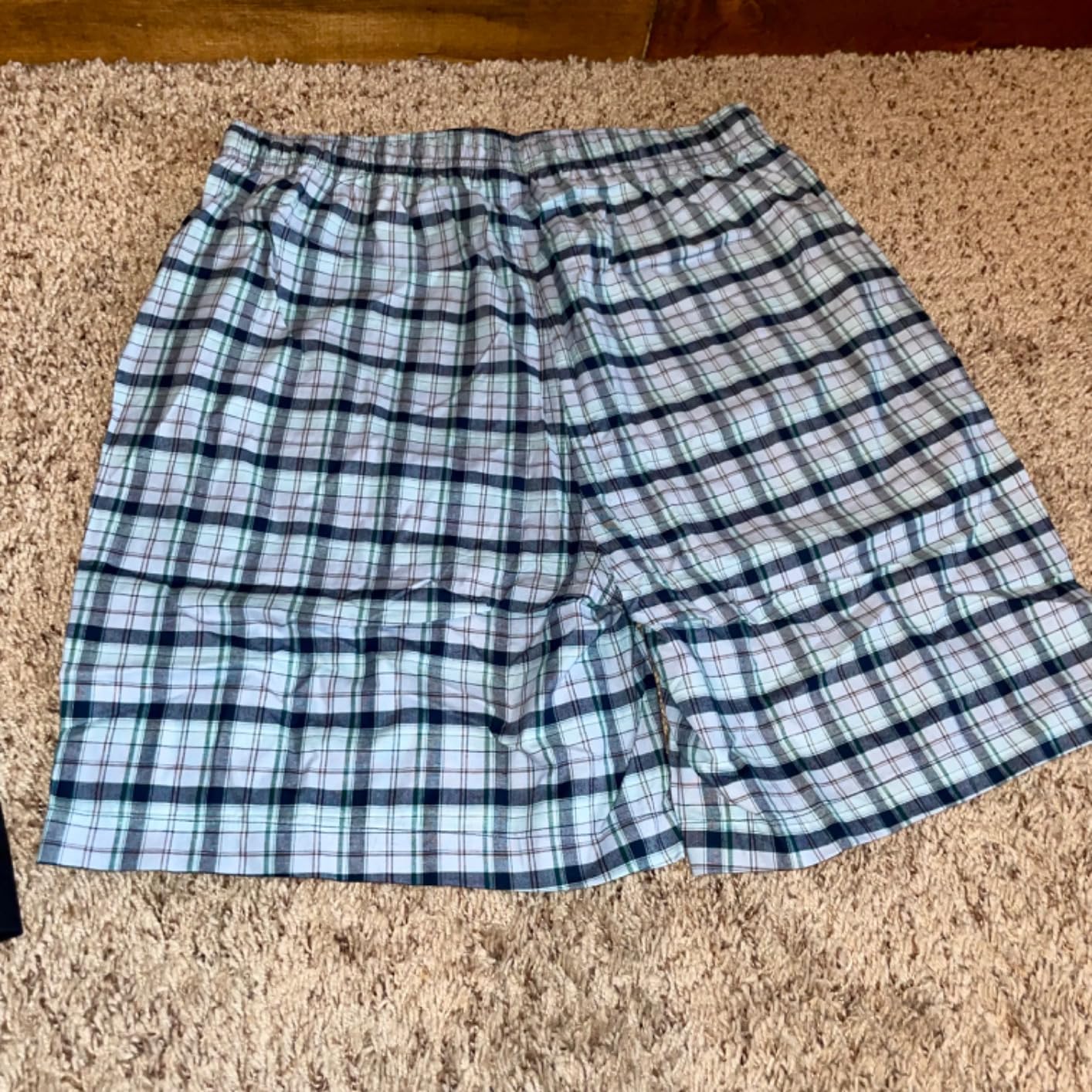 Amazon Essentials Men's Lounge Sleepwear Pajama Bottom Shorts, Cotton Stretch Poplin customer photo 1