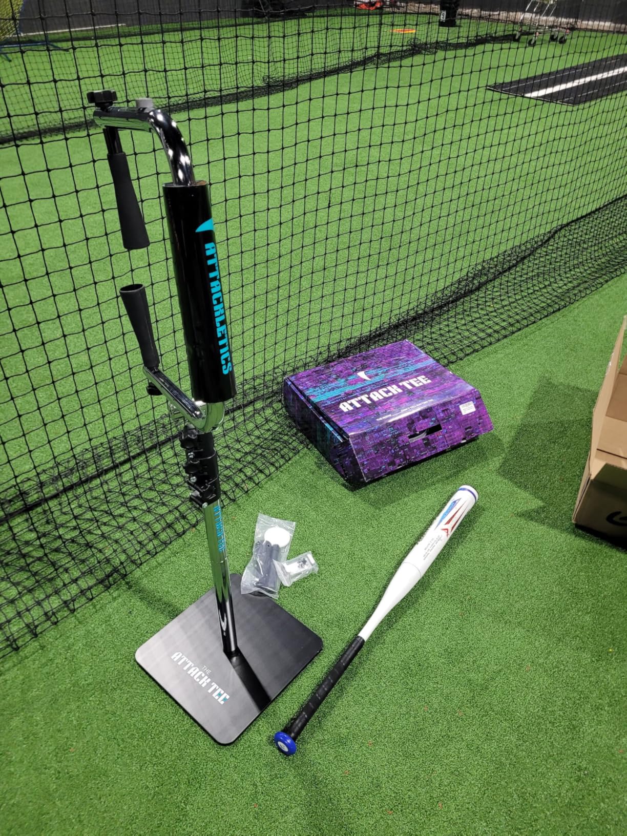 Baseball and Softball Batting Swing Trainer, Attack Tee Helps Master Your Own Perfect Swing Path with AI App Swing Trainer, Perfect for Softball or Baseball Batting customer photo 2