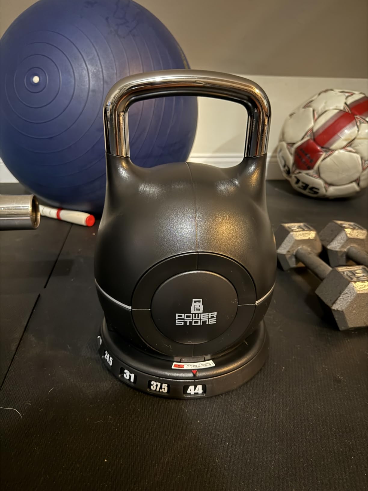 LifePro 7-in-1 Adjustable Kettlebell - PowerStone with Handle-Twist Adjustment customer photo 2