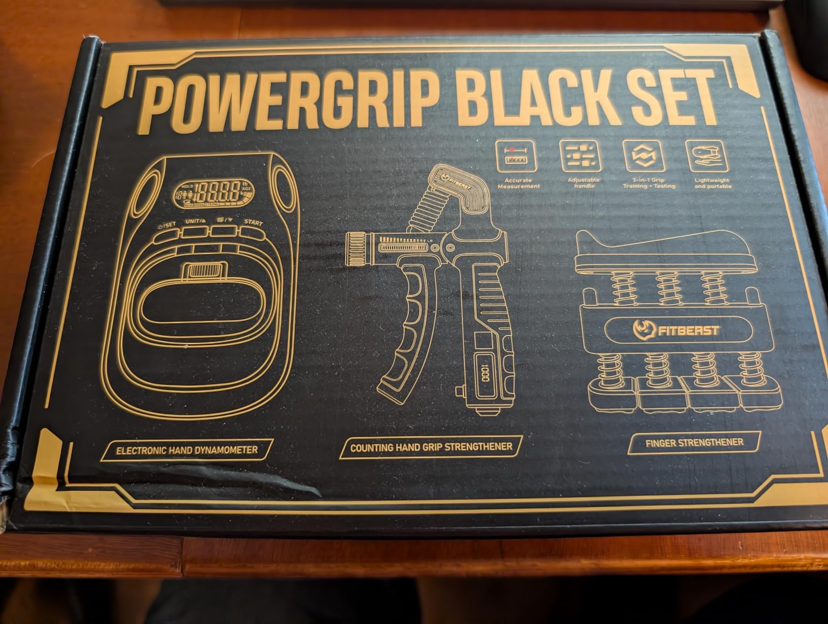 FitBeast Grip Strength Tester Set with Hand Strengthening Tools - Track Progress, Build Strength & Support Hand Recovery (3-in-1 Kit) customer photo 2
