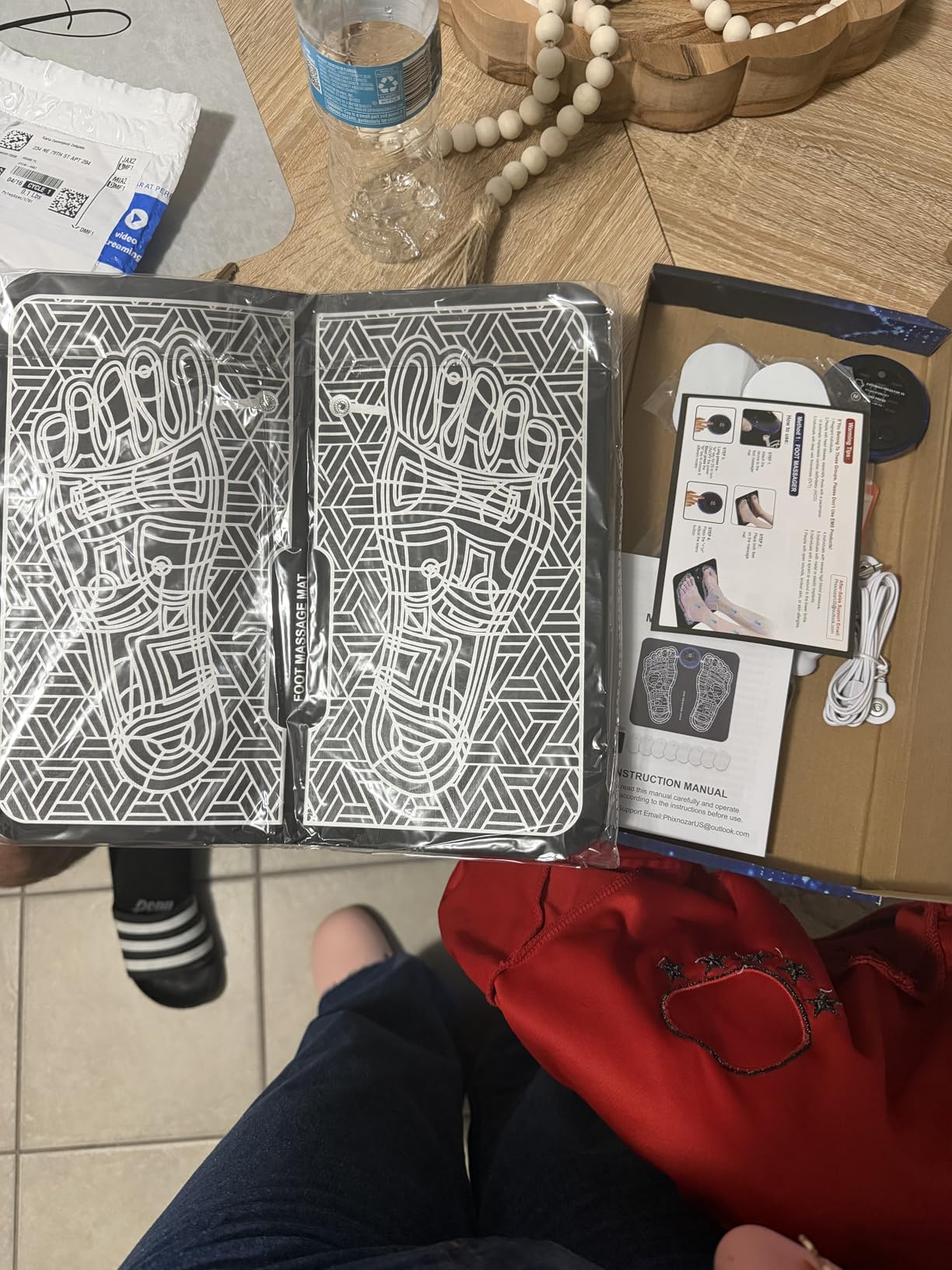 Transcutaneous Electronic Nerve Stimulator and Powered Muscle Stimulation for Pain Relief, EMS Foot Massager customer photo 1