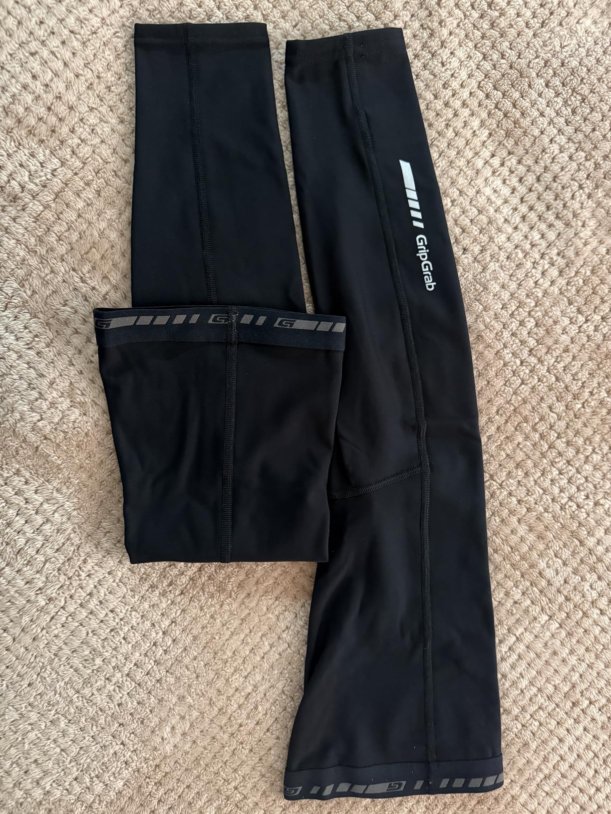 Winter Cycling Leg Warmers Thermal Cold Weather Road Gravel Mountain Bike Leg Sleeves Warm Fleece Anti-Slip customer photo 1