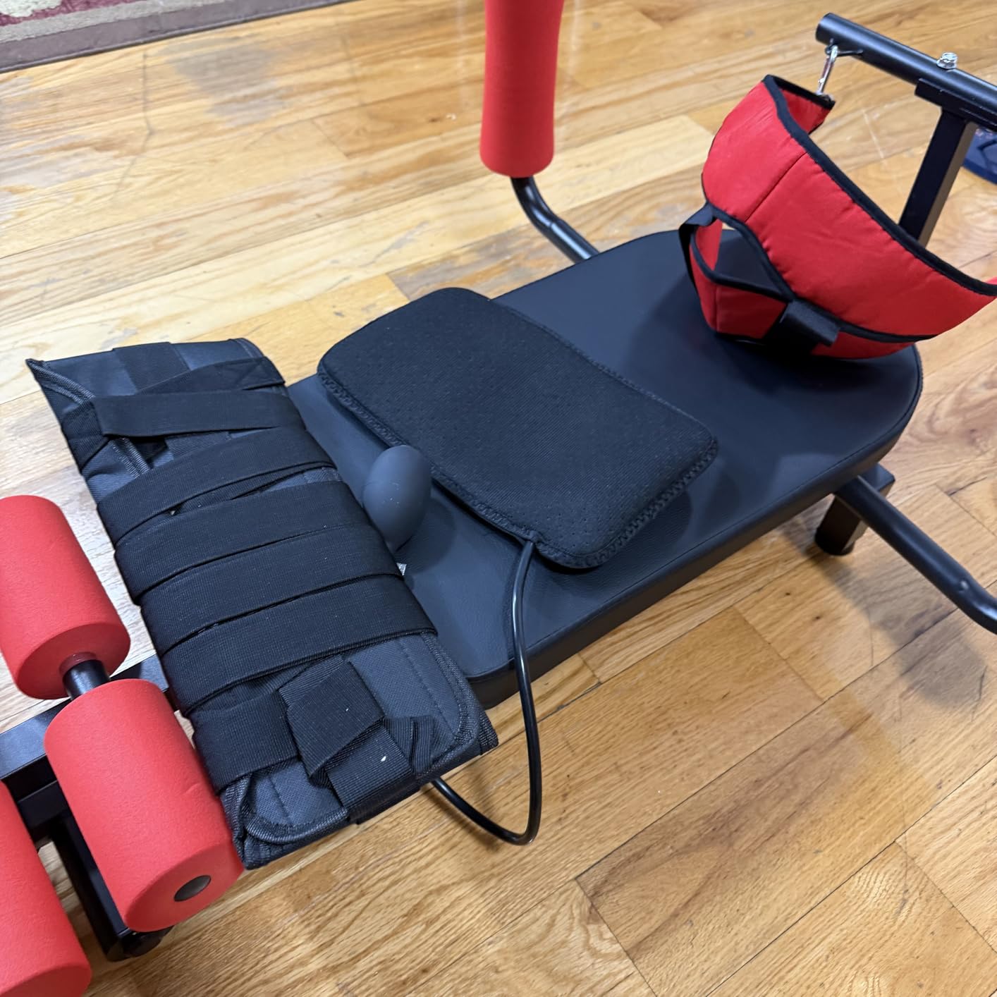 Electric Spinal Decompression Machine for Neck & Back Pain Relief | Motor System | Non-Inversion Design | 400 lb Capacity | Adjustable Traction | Neck & Lower Back Support customer photo 1