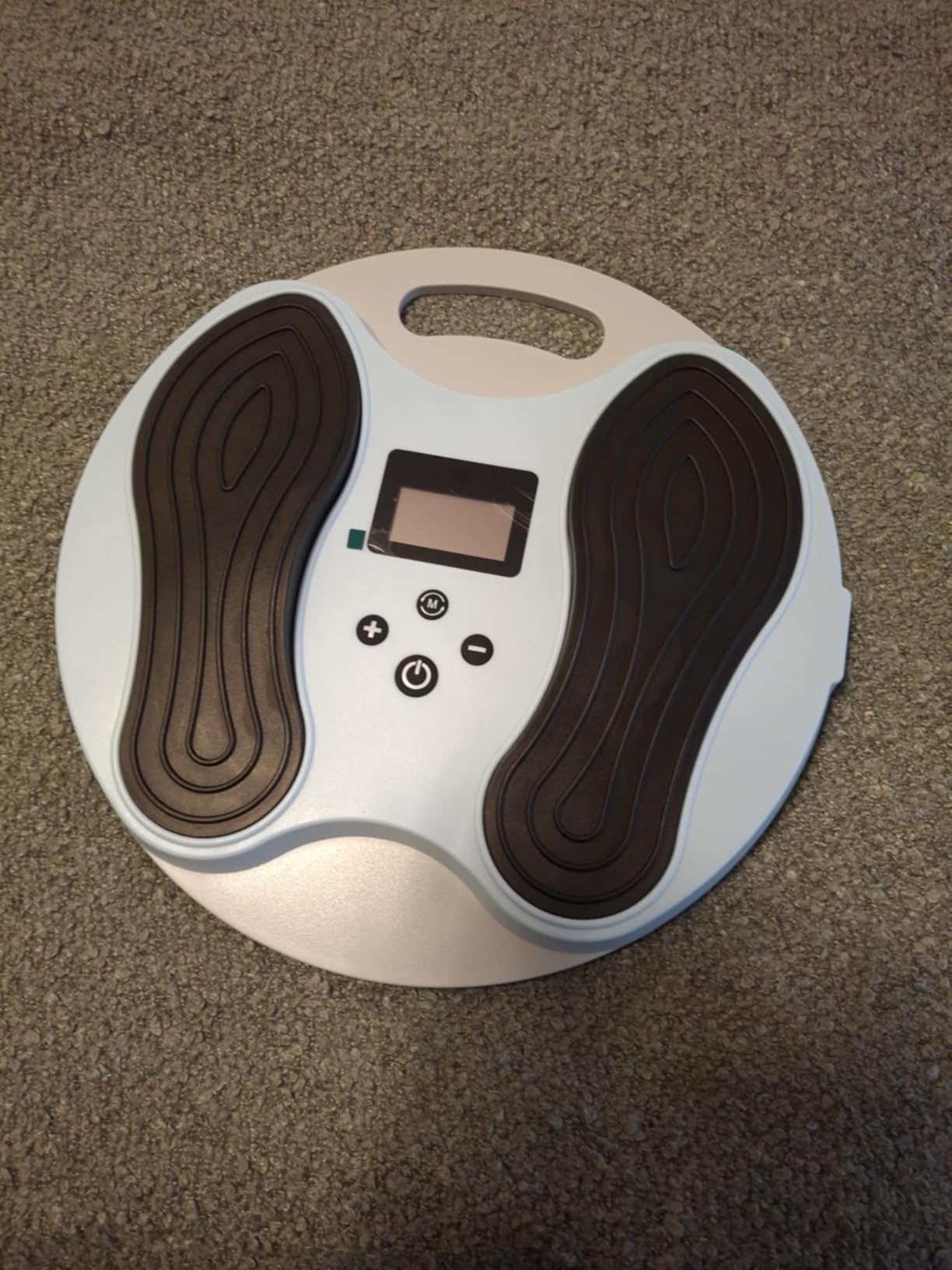 EMS & TENS Foot Massager for Neuropathy, NMES Foot Stimulator with 10 Modes 20 Levels, LCD Display, Timer, Remote Control, Muscle Stimulator with 4 Gel Pads for Foot Leg Pain Relief customer photo 1