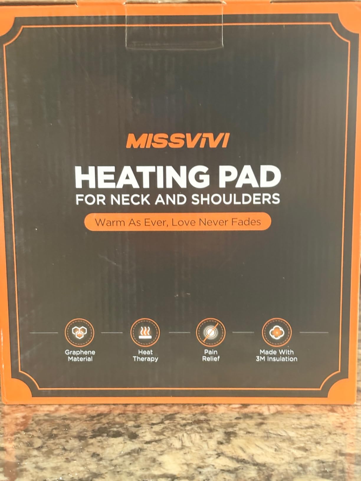 Graphene-Infused Instant Heating Pad with 3M Thinsulate, Ergonomic Weighted Heating Pad for Neck and Shoulders and Back, Heated Neck Wrap w/ 6 Heat Options 4 Auto Timer customer photo 1