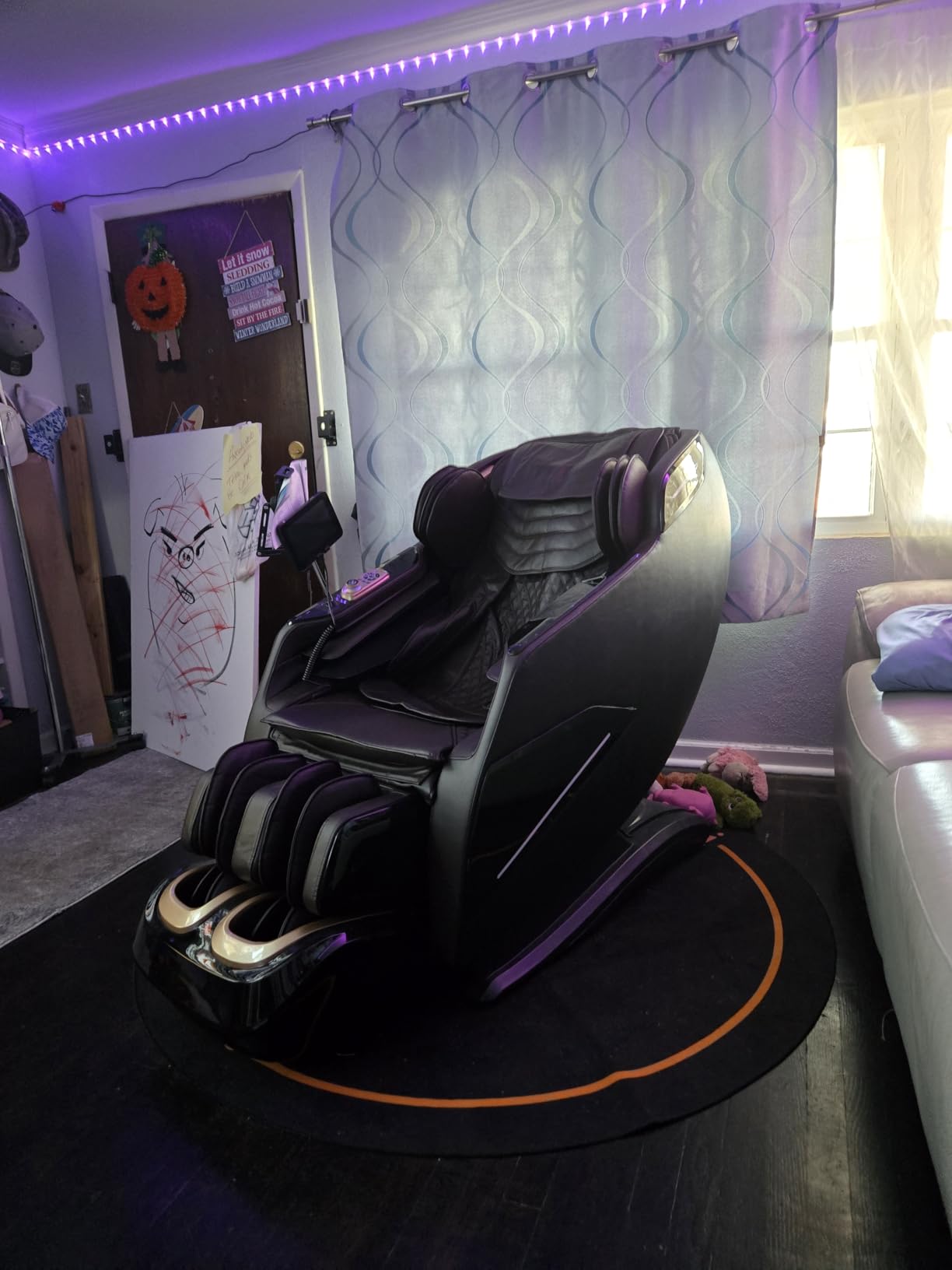 4D Massage Chairs Full Body, Zero Gravity SL-Track Shiatsu Massage Chair Recliner, Core Heating, 20 Massage Techniques, Deep Yoga Stretch, Foot Rollers, AI Voice, Touch Screen, Wireless Charging customer photo 2