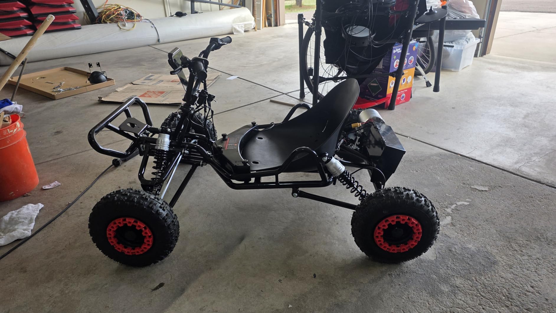 Go Kart, 2000W Motor Electric Go Kart for Adults & Kids, 3 Speed Off-Road Crazy Drift Cart with 6'' Tires, Hydraulic/Rear Disc Brake, Up to 30 MPH customer photo 1