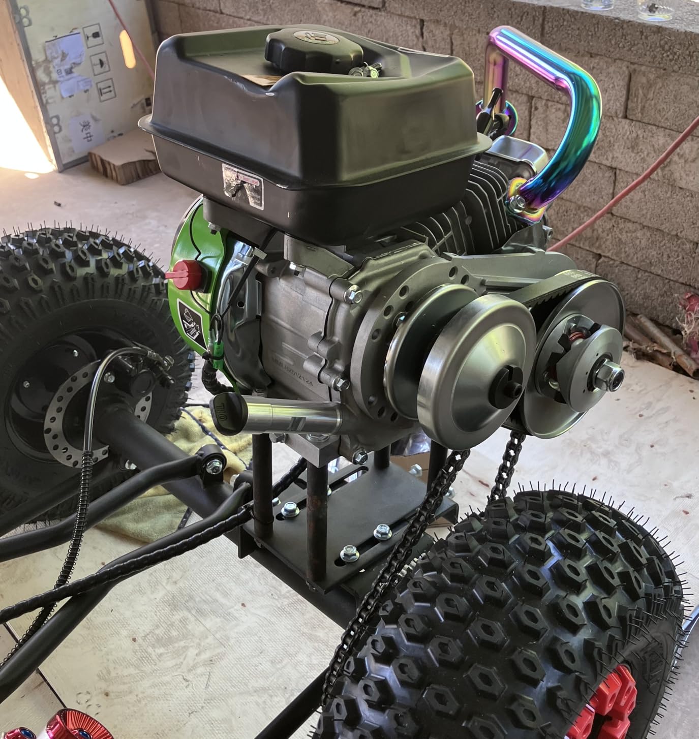Go Kart, 2000W Motor Electric Go Kart for Adults & Kids, 3 Speed Off-Road Crazy Drift Cart with 6'' Tires, Hydraulic/Rear Disc Brake, Up to 30 MPH customer photo 2