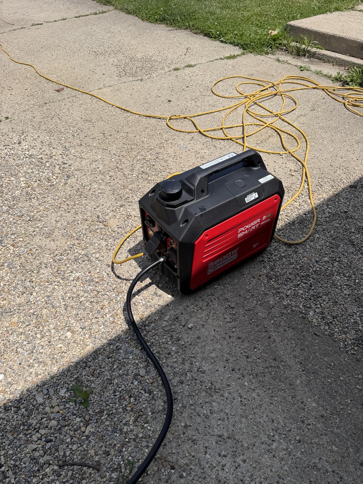 PowerSmart 3800 Watt Dual Fuel Inverter Generator, Quiet Portable Gas Propane Powered with CO Sensor and RV Ready Outlet, 149cc 4-Stroke OHV Engine for Home Backup, Camping and Tailgating customer photo 2