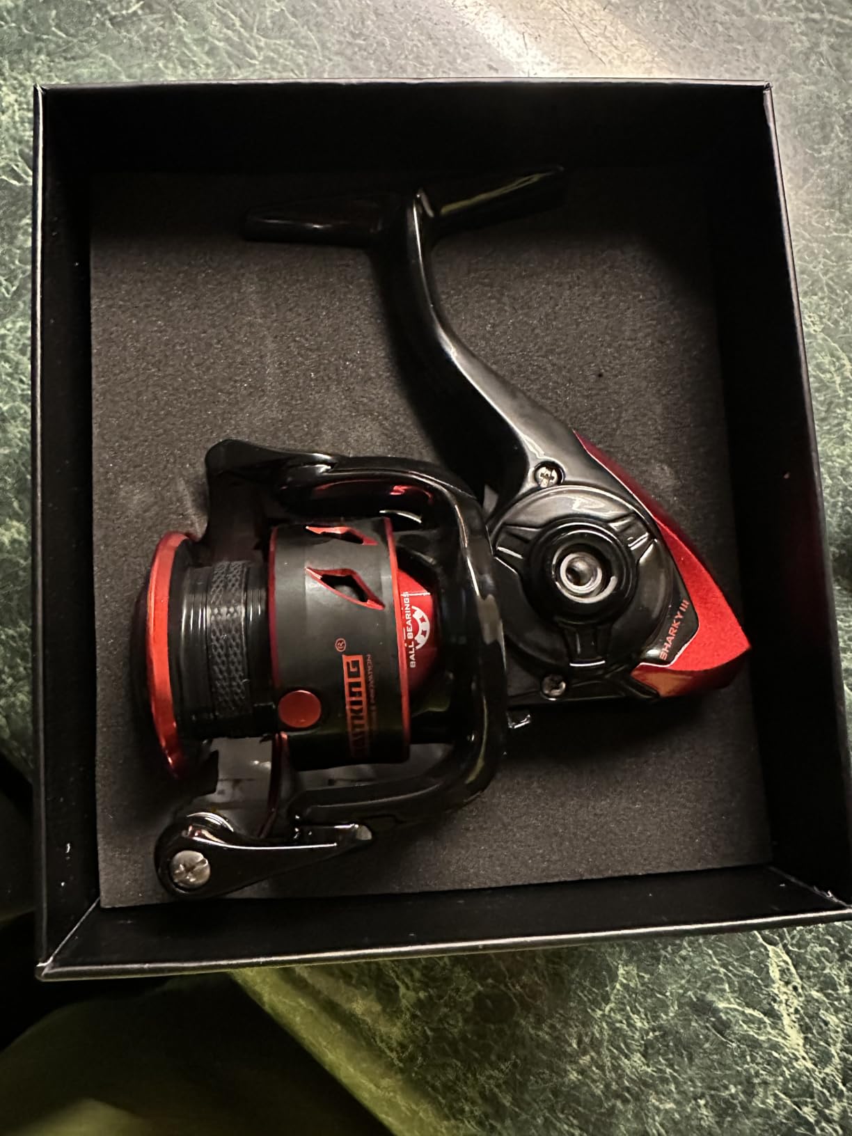 KastKing Sharky Spinning Reel - 5.2:1 & 6.2:1 Gear Ratios, Carbon Fiber Drag 33-39.5LB, 10+1 Stainless Bearings, Lightweight Nylitech Body, Oversize Shaft, for Saltwater & Freshwater customer photo 1