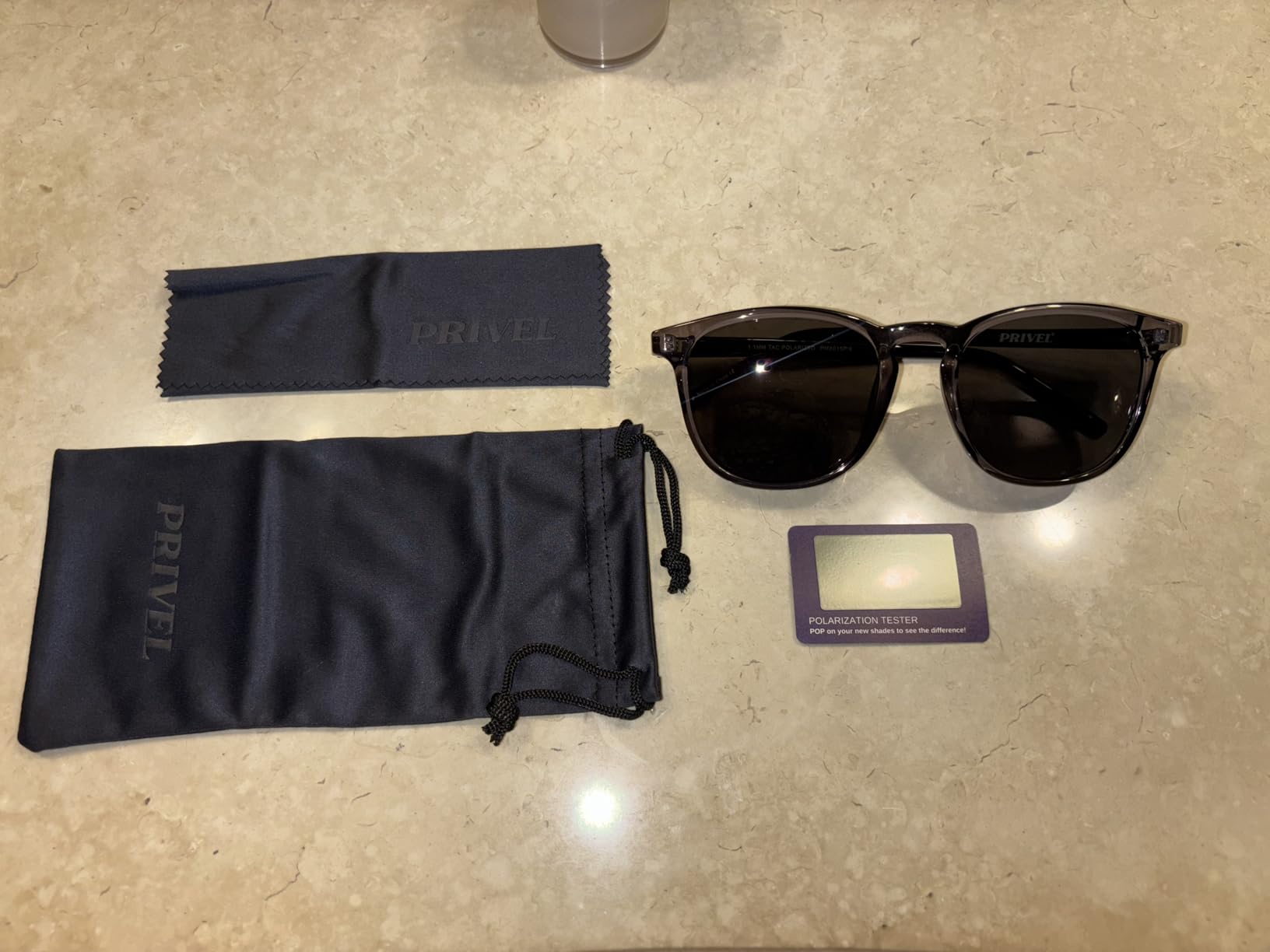 PRIVEL XXL Size Extra Large 159MM Polarized Square Round Sunglasses Big Wide Heads Men UV400 Protection Glasses customer photo 2