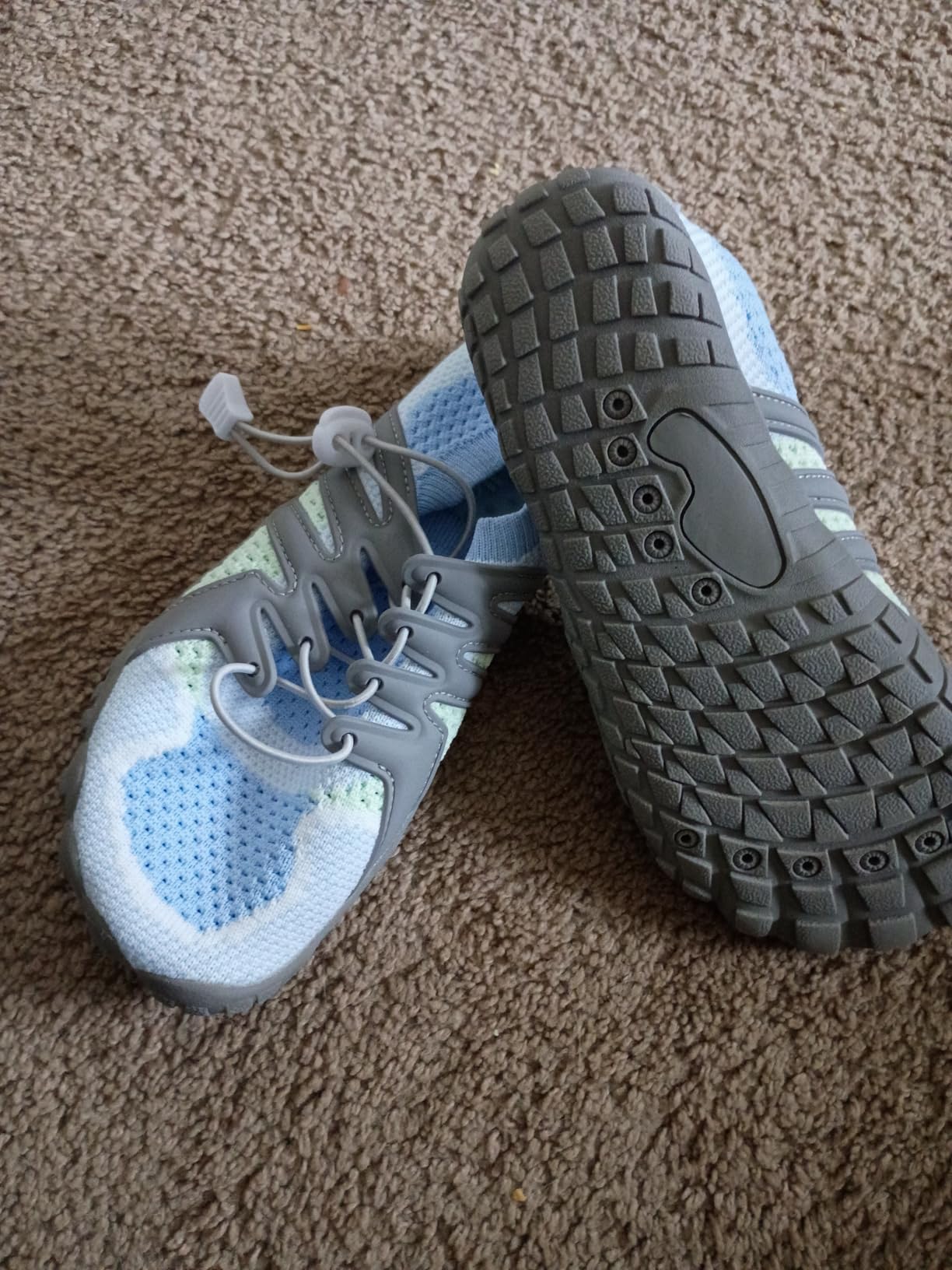 STELLE Water Shoes for Kids Girls Boys Barefoot Shoes with Adjustable Laces Quick Drying Beach Sports Non Slip Swimming Hiking customer photo 2