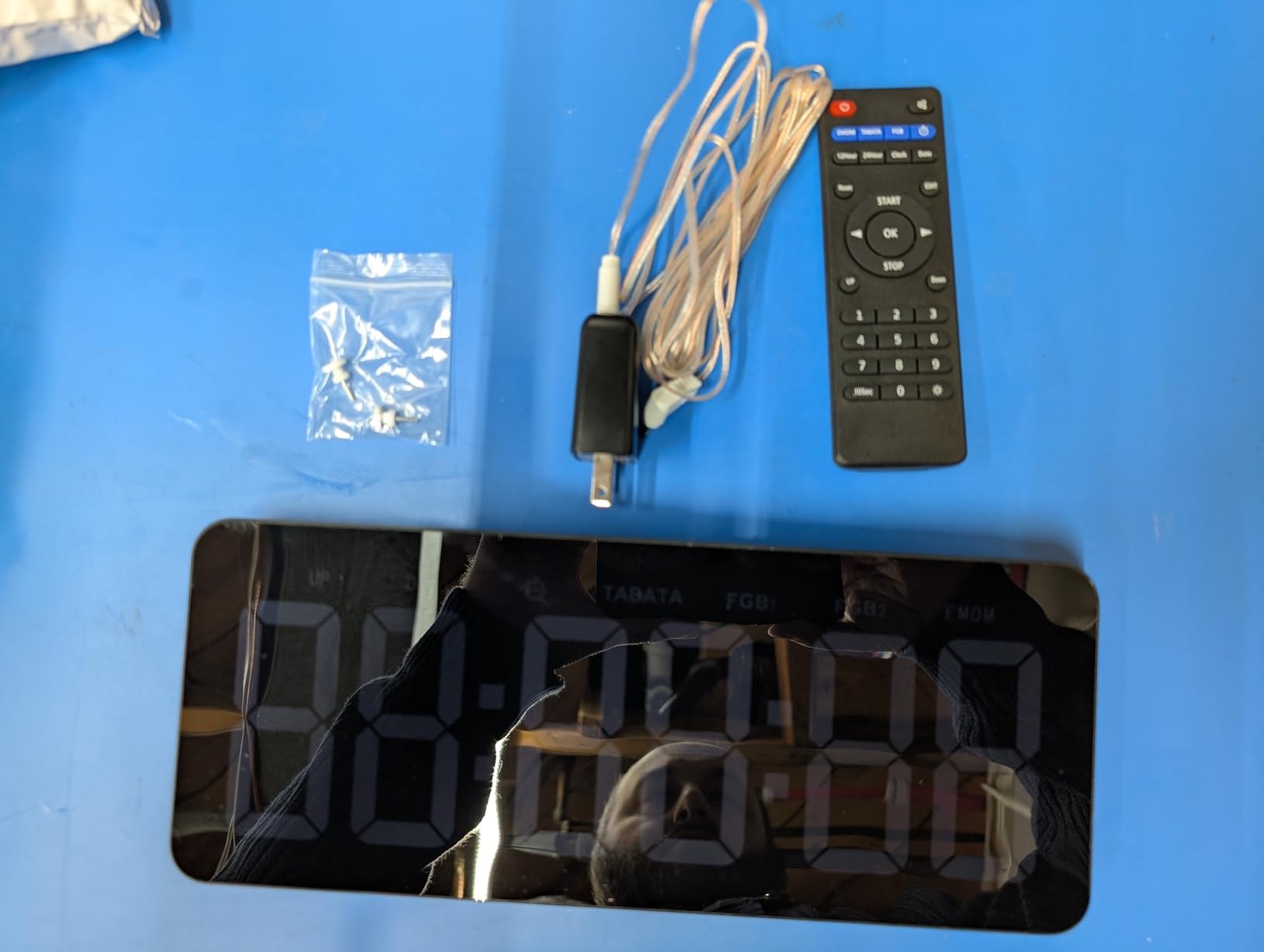 Gym Timer Clock Large Display, 12