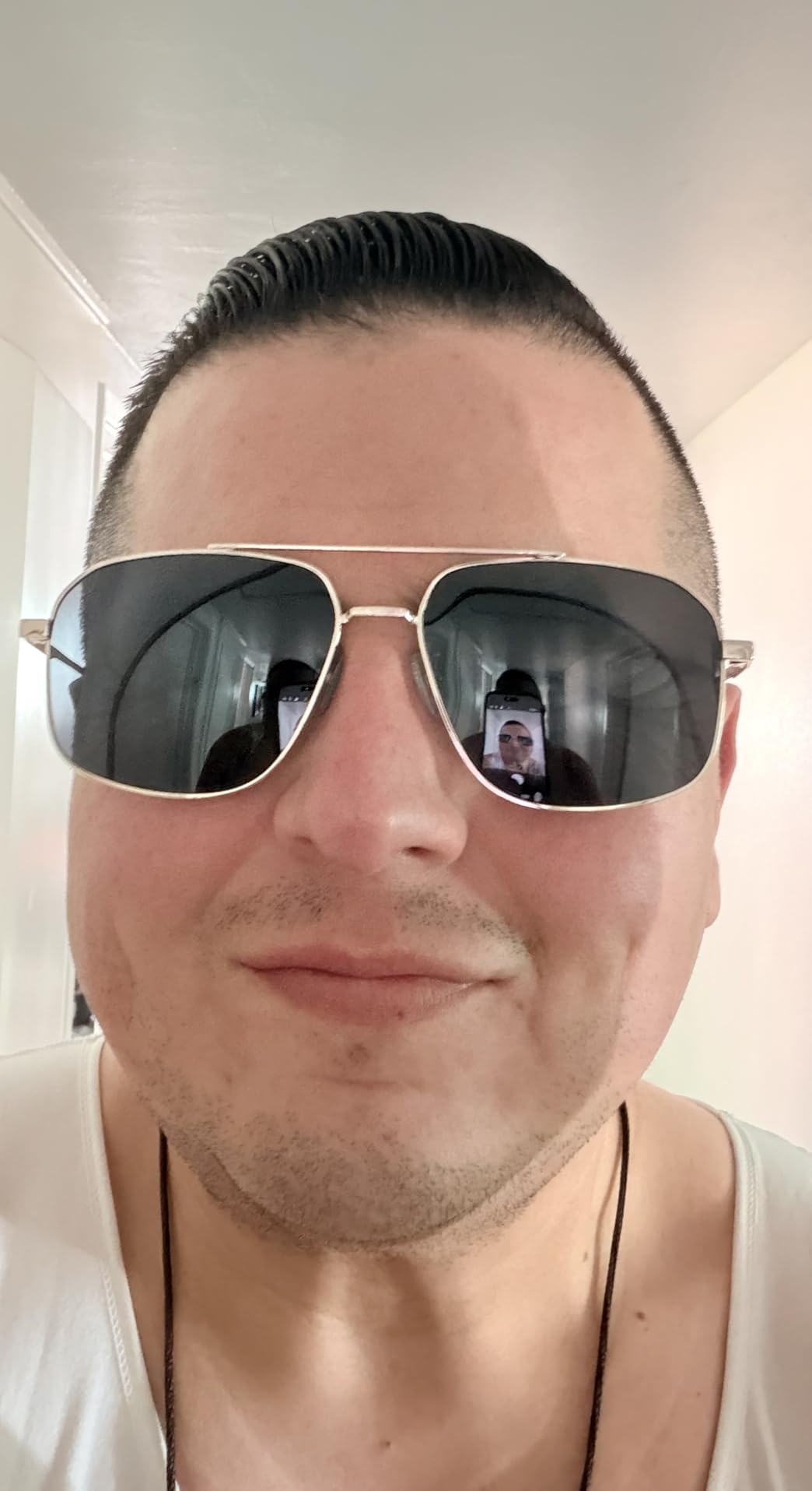 RCXKOOM XXL Oversized Polarized Aviator Sunglasses for Big Heads Men - Extra Large Wide Frame (158mm) with UV400 Protection customer photo 1