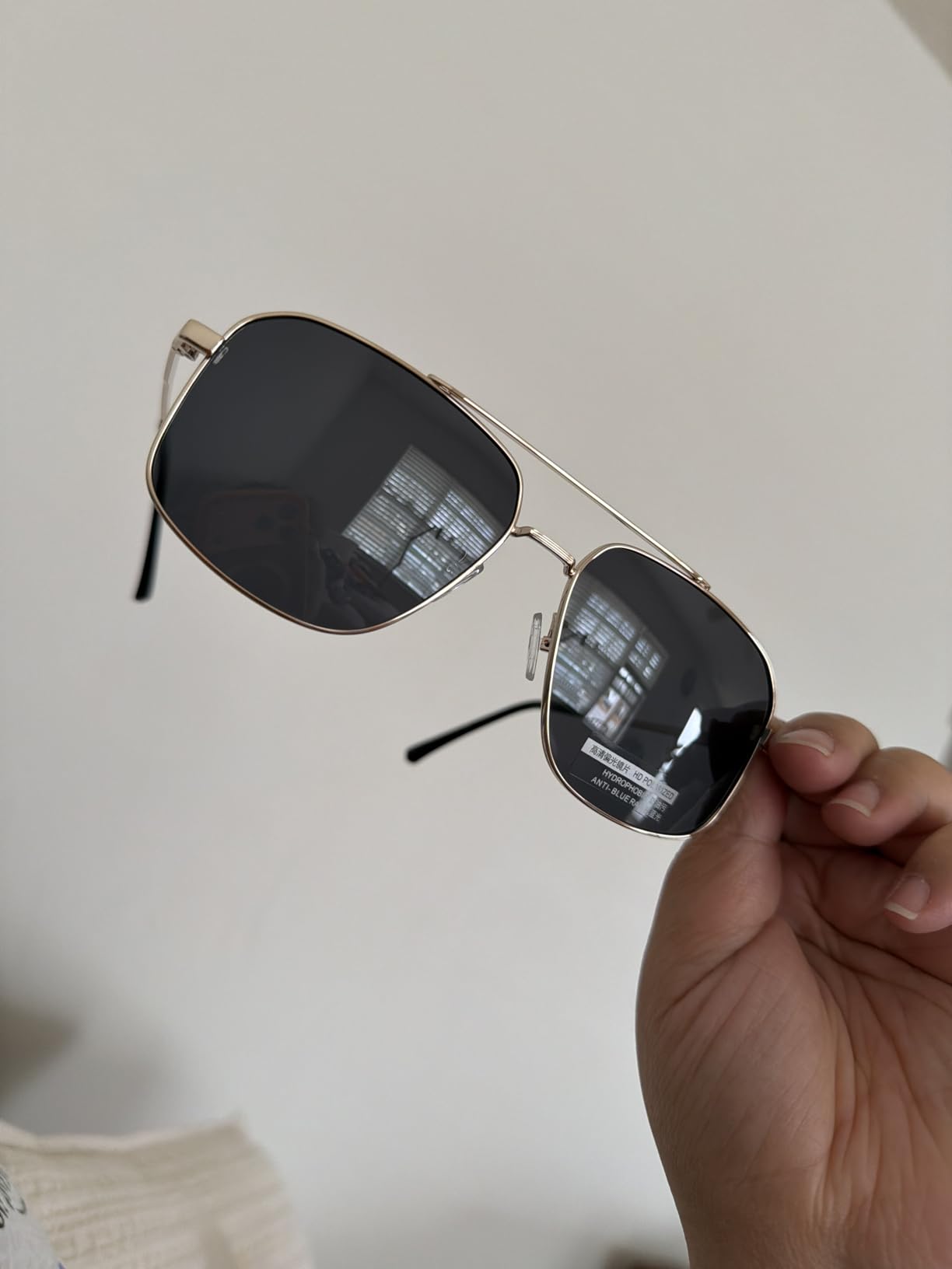 RCXKOOM XXL Oversized Polarized Aviator Sunglasses for Big Heads Men - Extra Large Wide Frame (158mm) with UV400 Protection customer photo 2