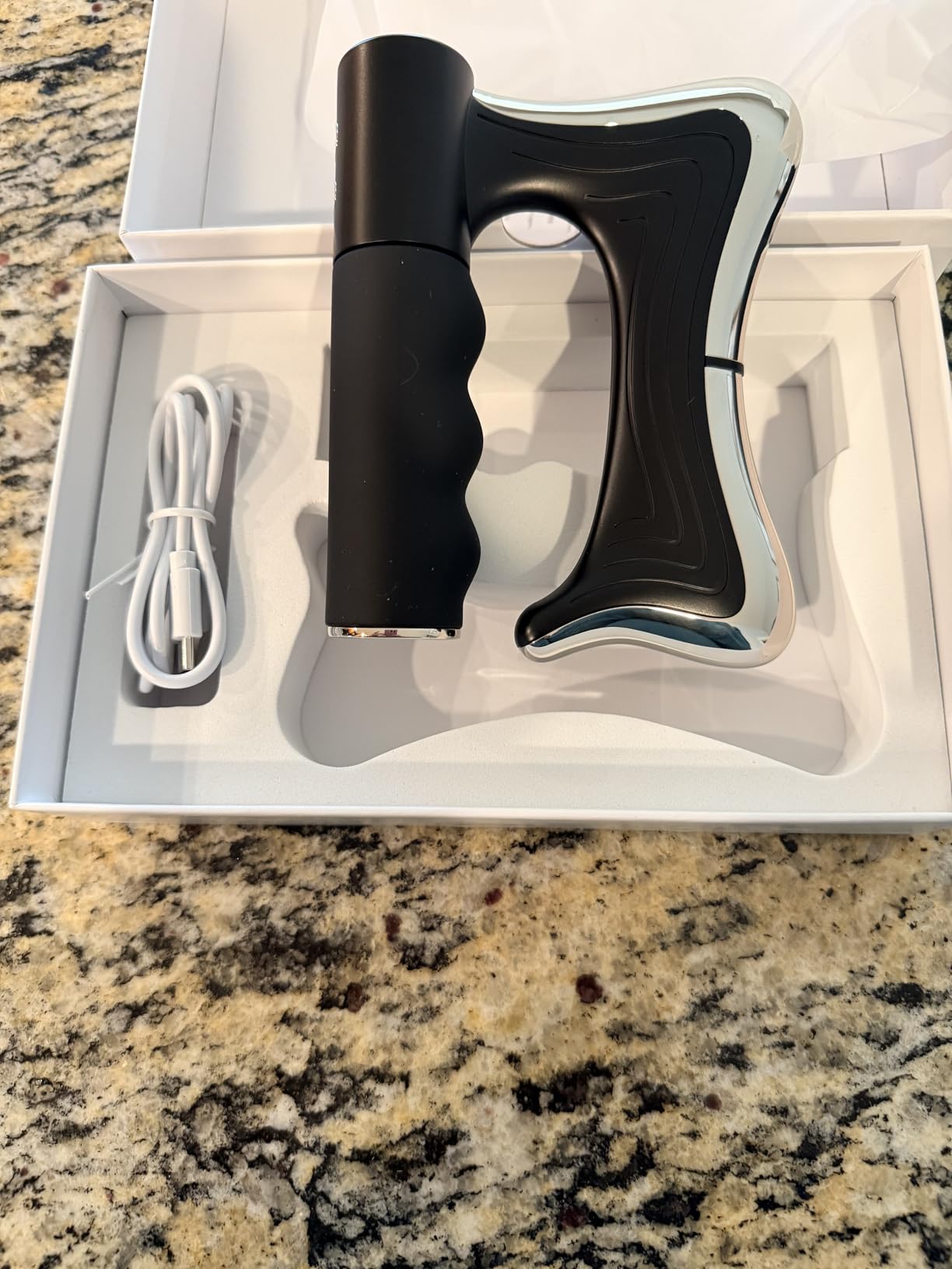 Heated Muscle Scraper Tool, Fascia Release Full Body Contouring Machine, Features Vibration, Heat Therapy and Microcurrent, Fascia Instant Muscle Relaxation Soreness Relief customer photo 2