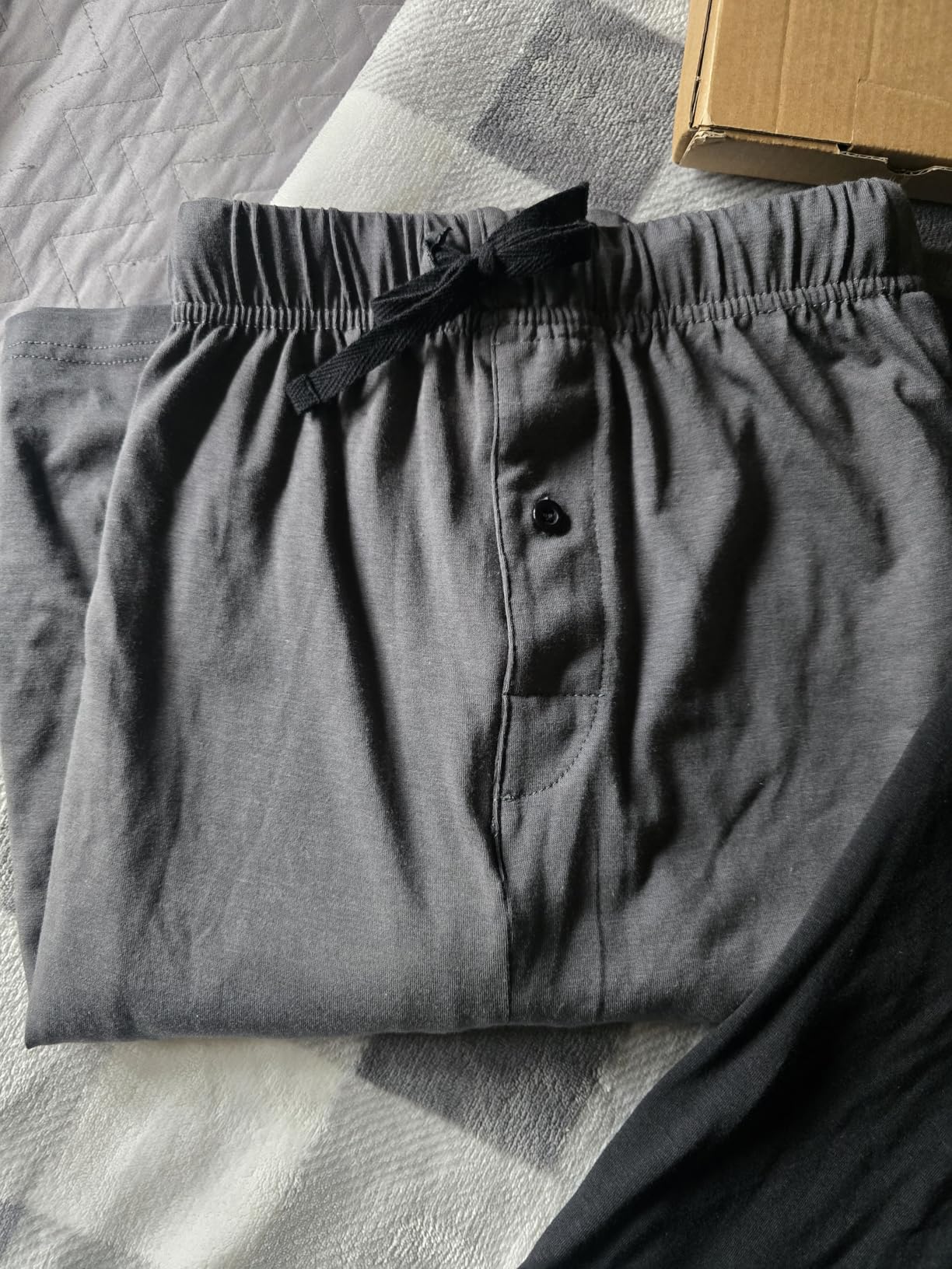 Bamboo Viscose Mens Sleep Shorts - Moisture Wicking Soft Cooling Cotton Pajama Pants for Lounge & Sleep (2 Pack) customer photo 2