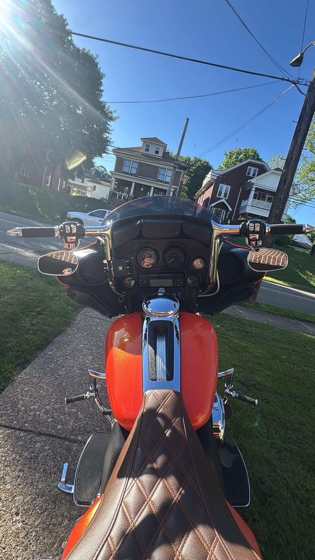 Lamicall Motorcycle Bike Phone Mount - [Upgrade Vibration Dampener] [Camera Friendly] Bike Phone Holder Handlebar Clamp, 6-7.2