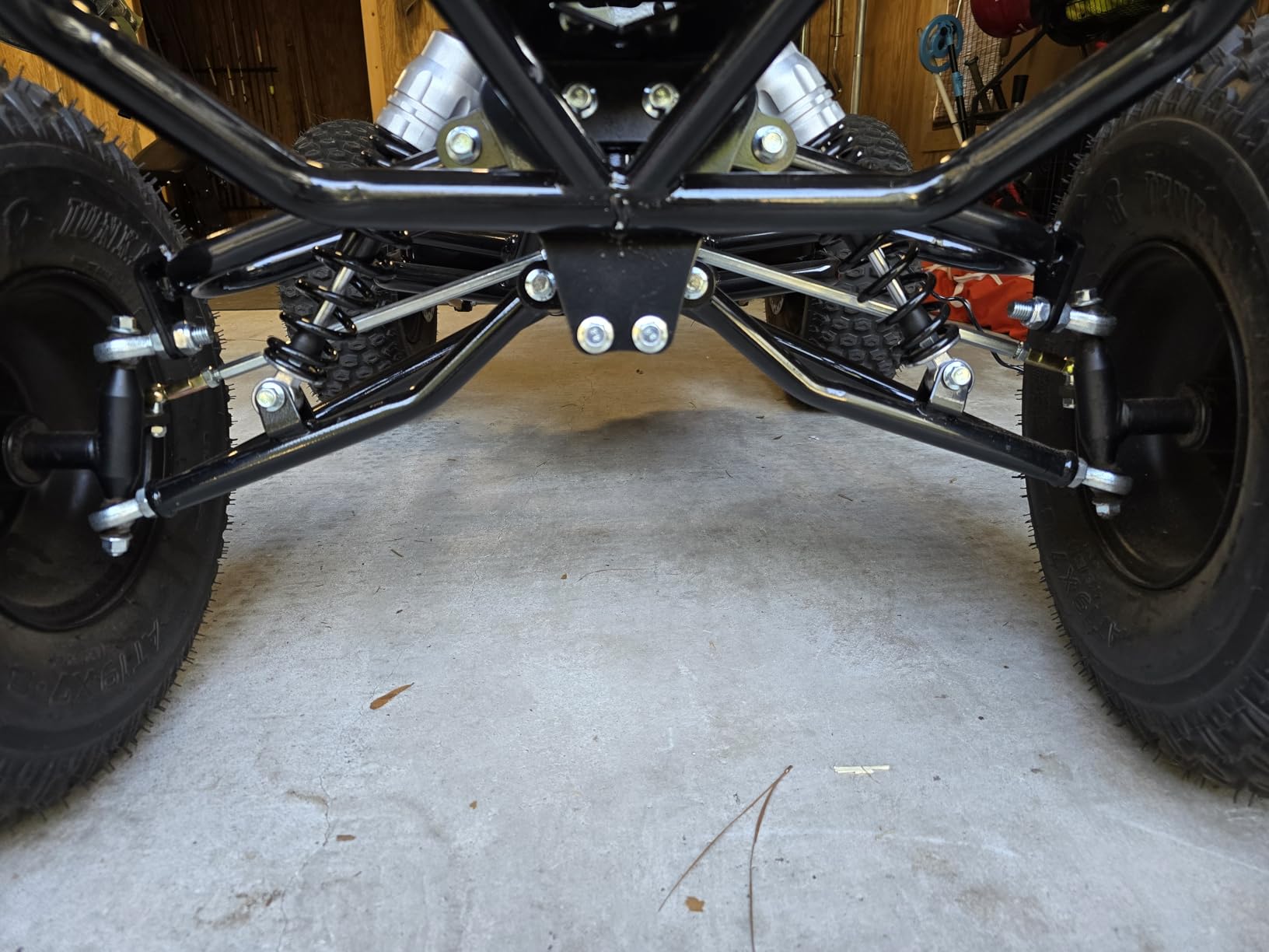 Electric Go Kart, 2000W Motor Go Kart for Adults & Kids with Premium Steel Tubular Frame, 3 Speed Off-Road Kart with 8'' Off-Road Tires, Hydraulic/Rear Disc Brake, 30MPH (56''L*39''W*35''H) customer photo 2