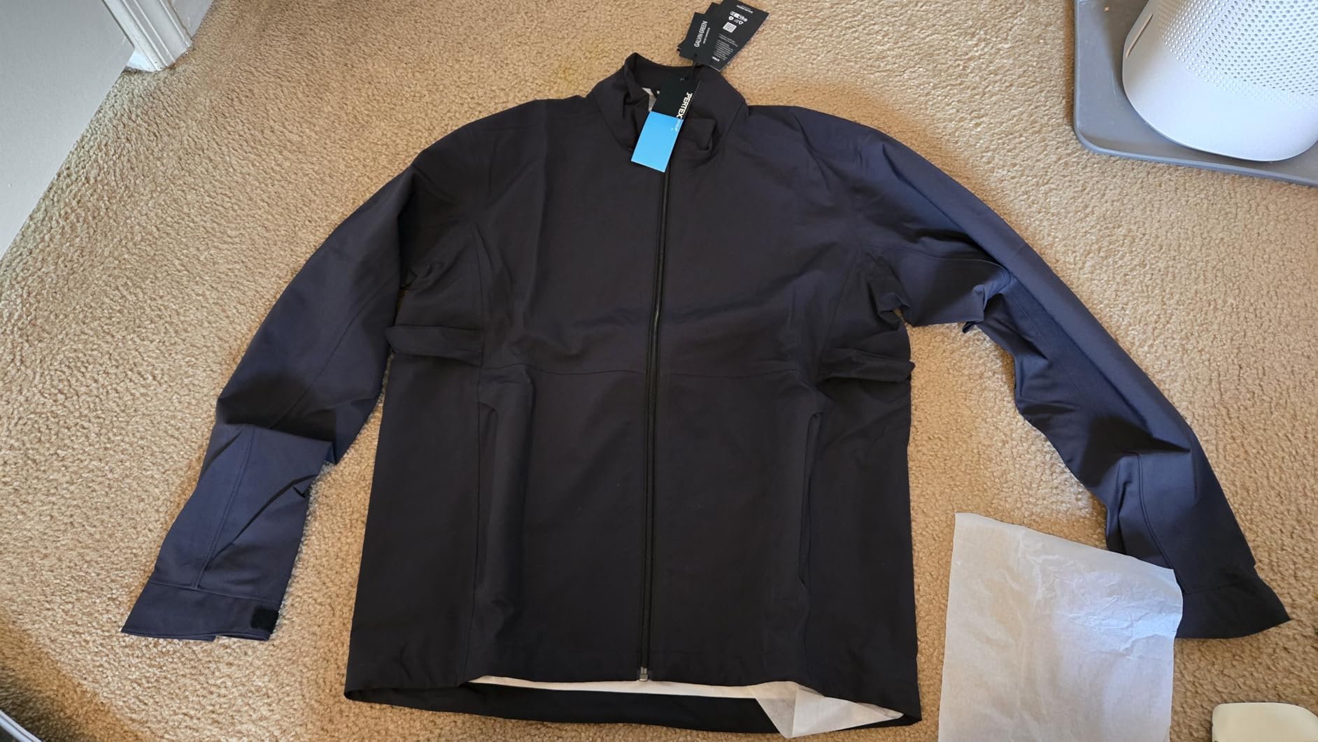 Andrew Waterproof Golf Jacket Men, Golf Rain Jacket, Pertex 3-Layer Stretch PFAS-Free, Swing-Engineered Golf Rain Gear customer photo 1