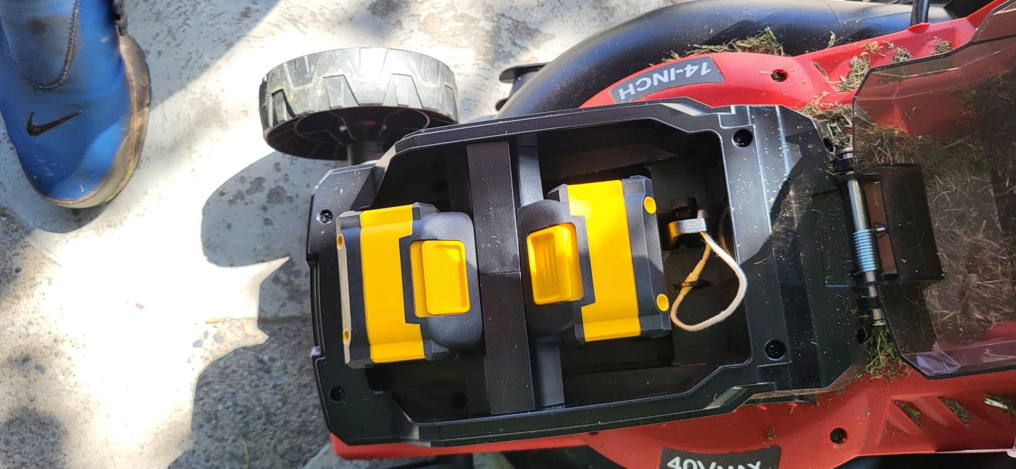 EWORK 40V Electric Lawn Mower Cordless, 14