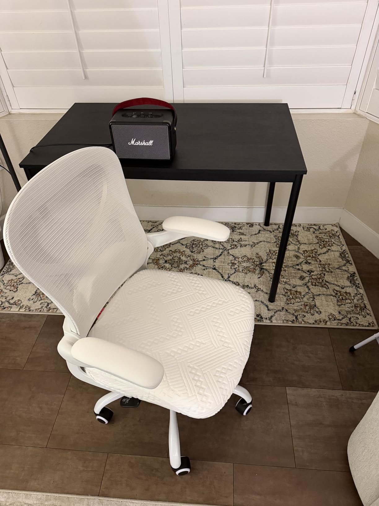 Office Desk Chair with Ergonomic Lumbar Support, Extra-Thick Seat Cushion, Flip-up Arms, Breathable Mesh Back, Computer Task Chair for Home Office customer photo 1